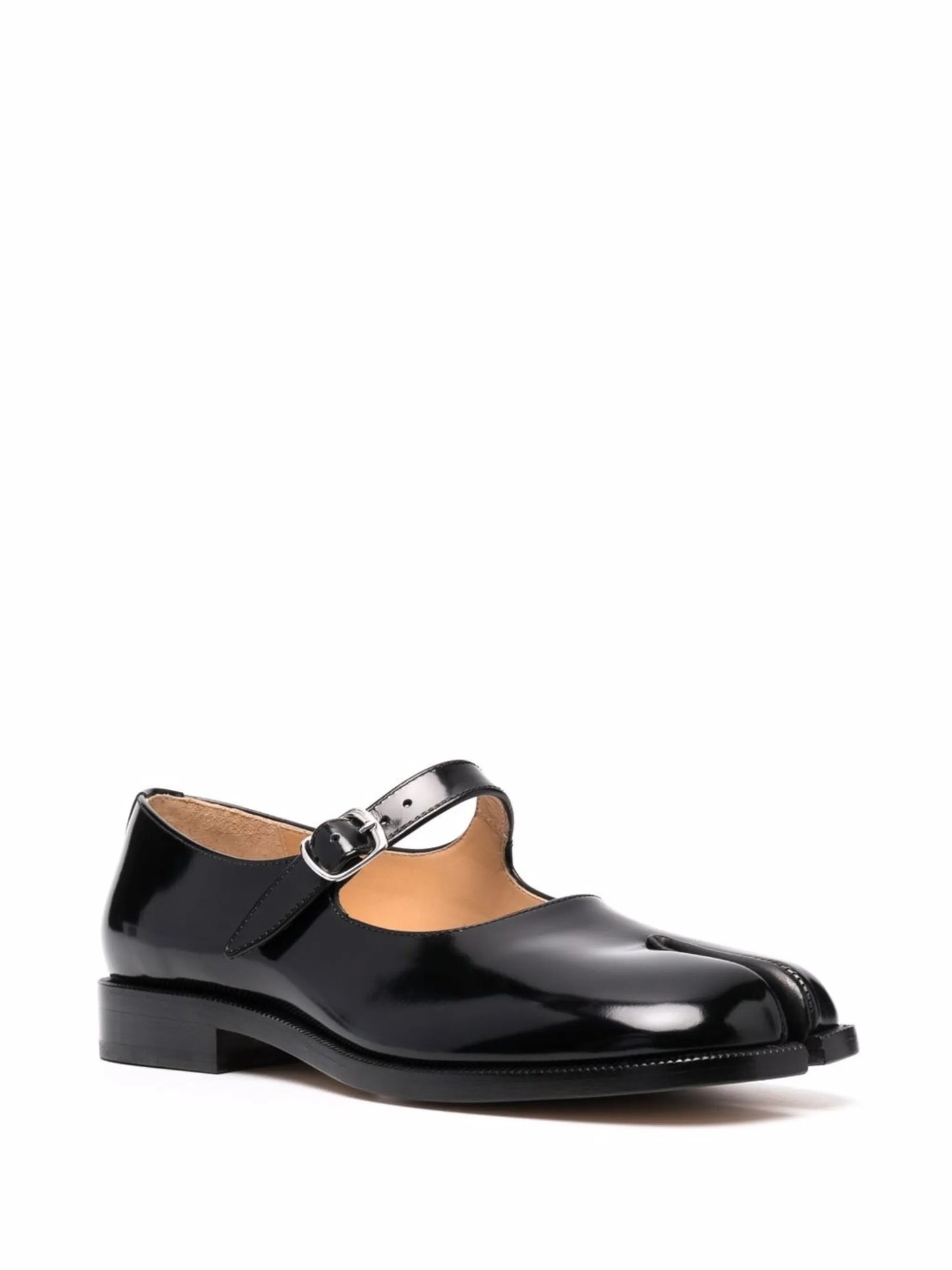Tabi leather Mary Janes shoes