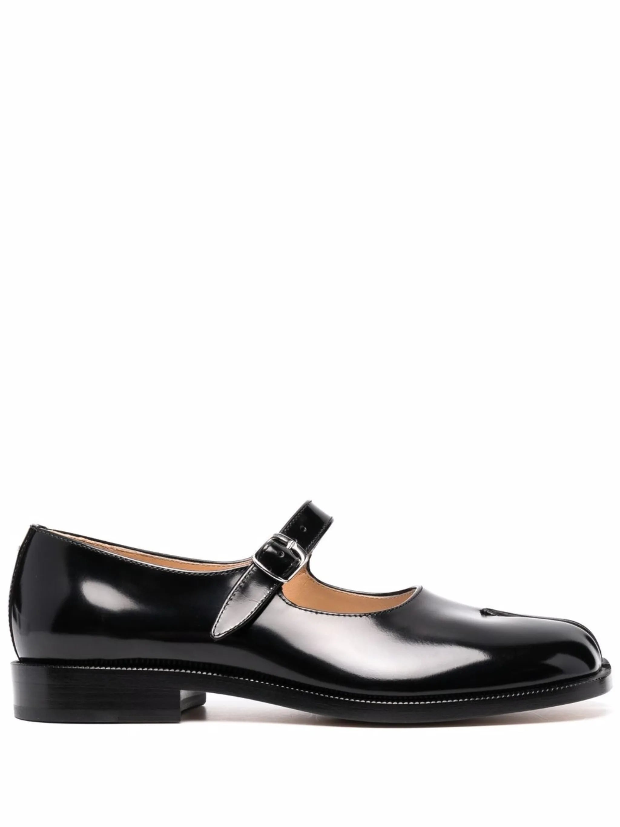 Tabi leather Mary Janes shoes