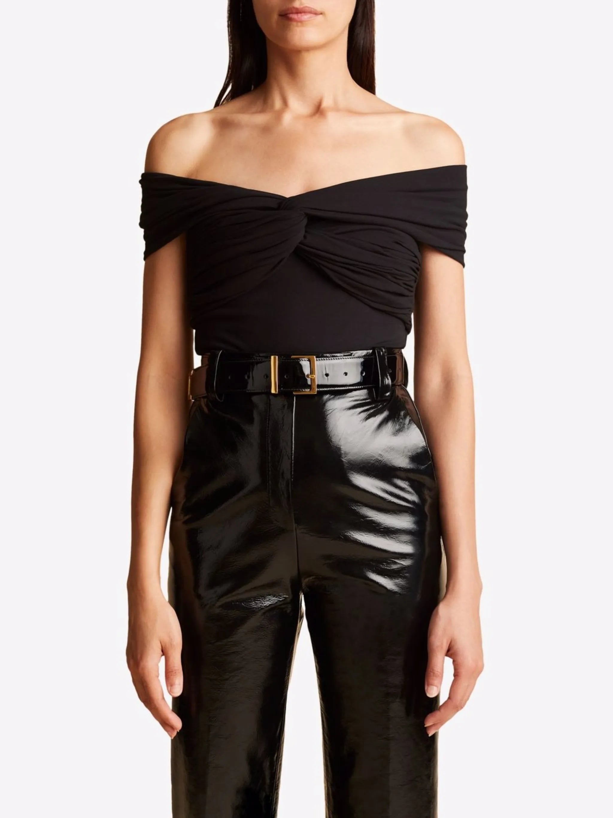 The Cerise off-shoulder bodysuit