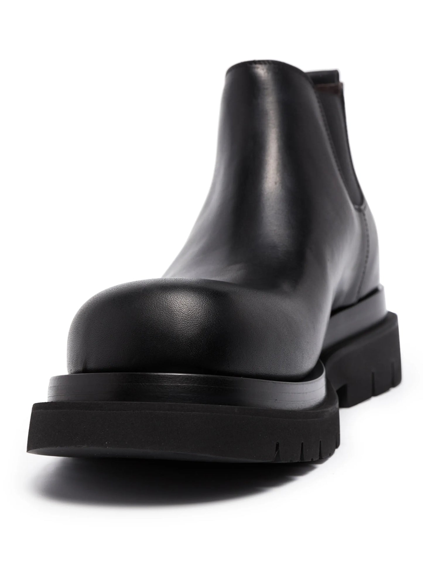Lug leather Chelsea boots
