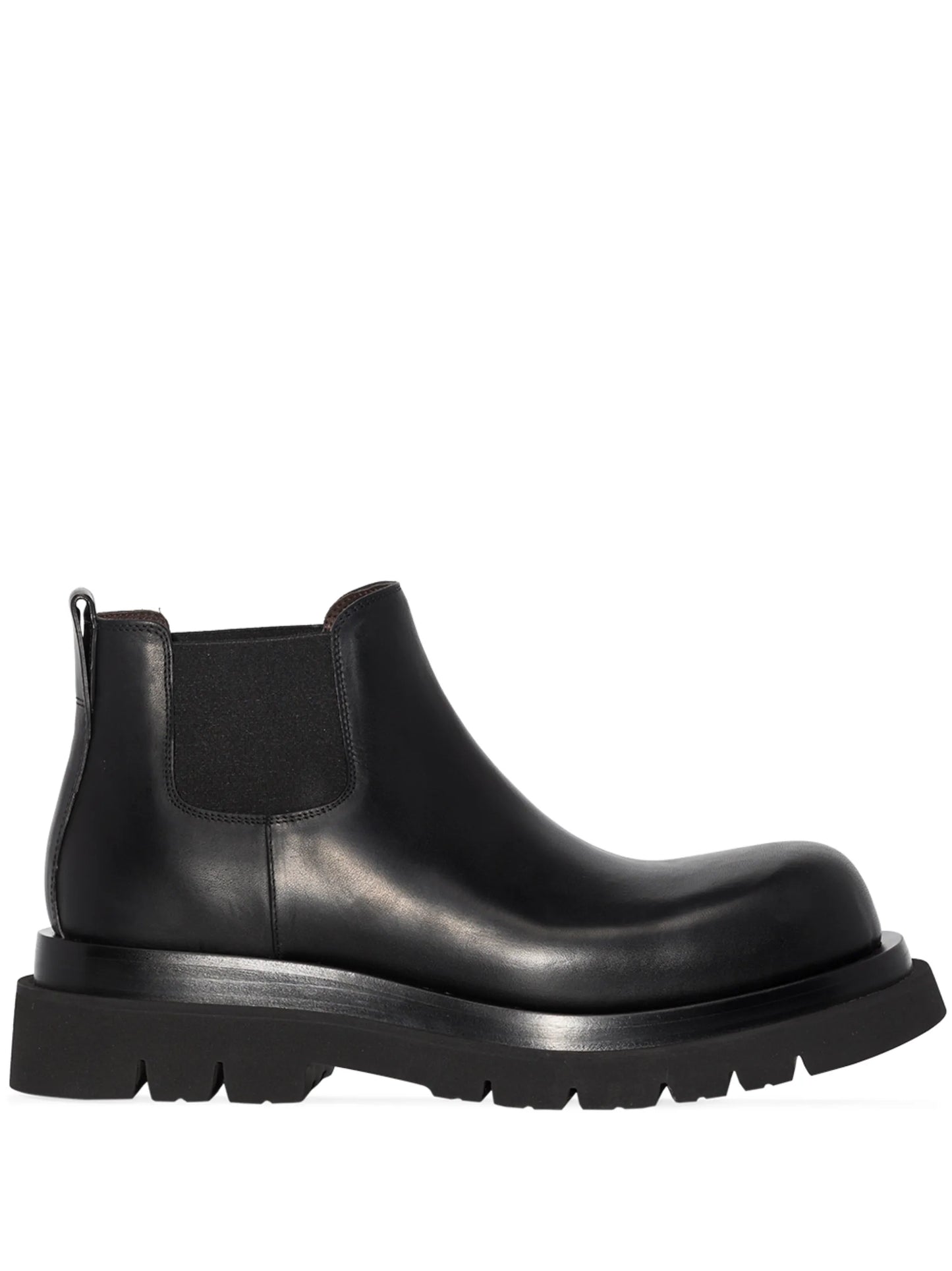 Lug leather Chelsea boots