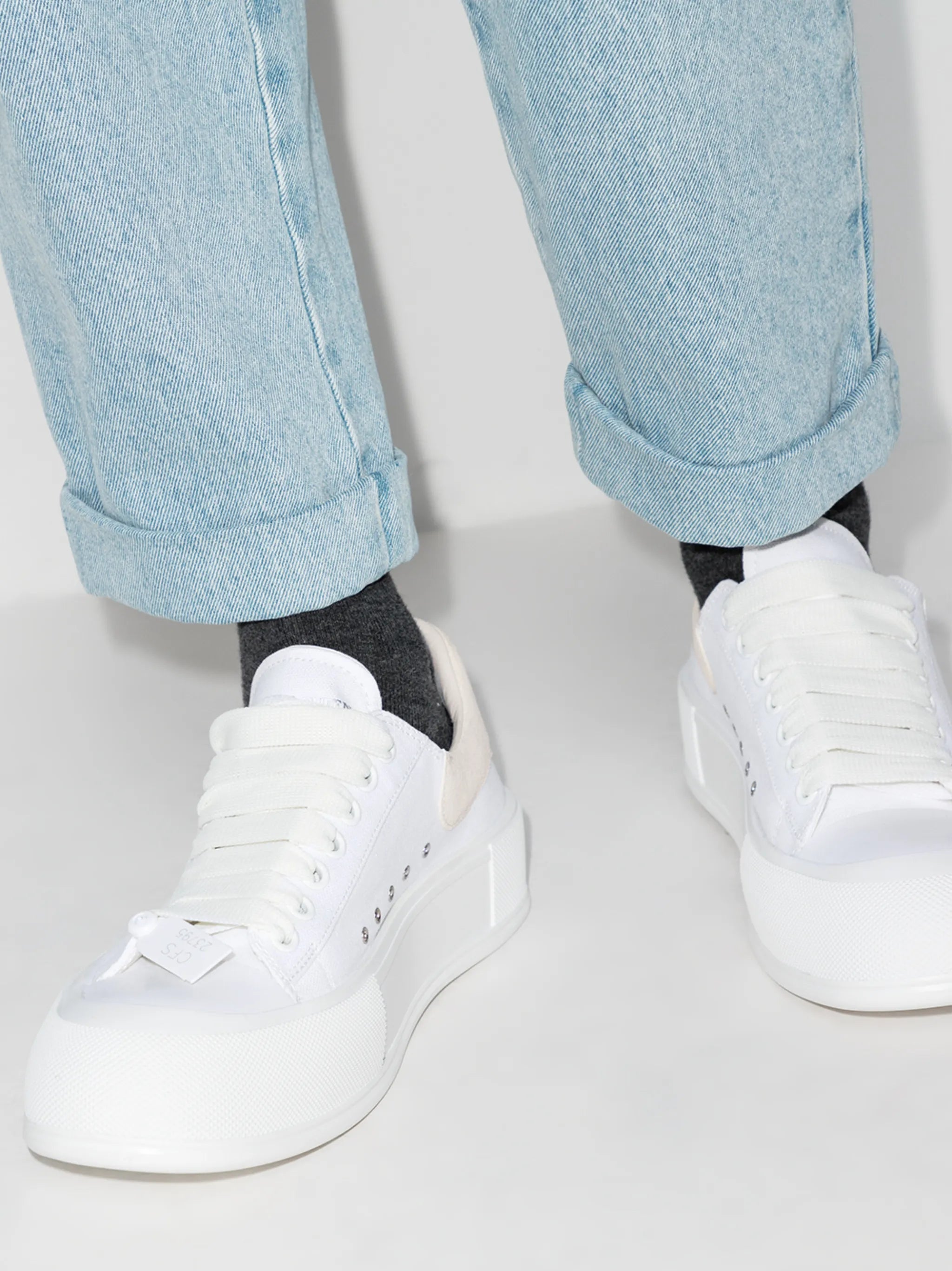 Deck Plimsoll lace-up sneakers