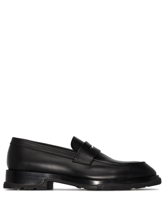 rubber-sole loafers