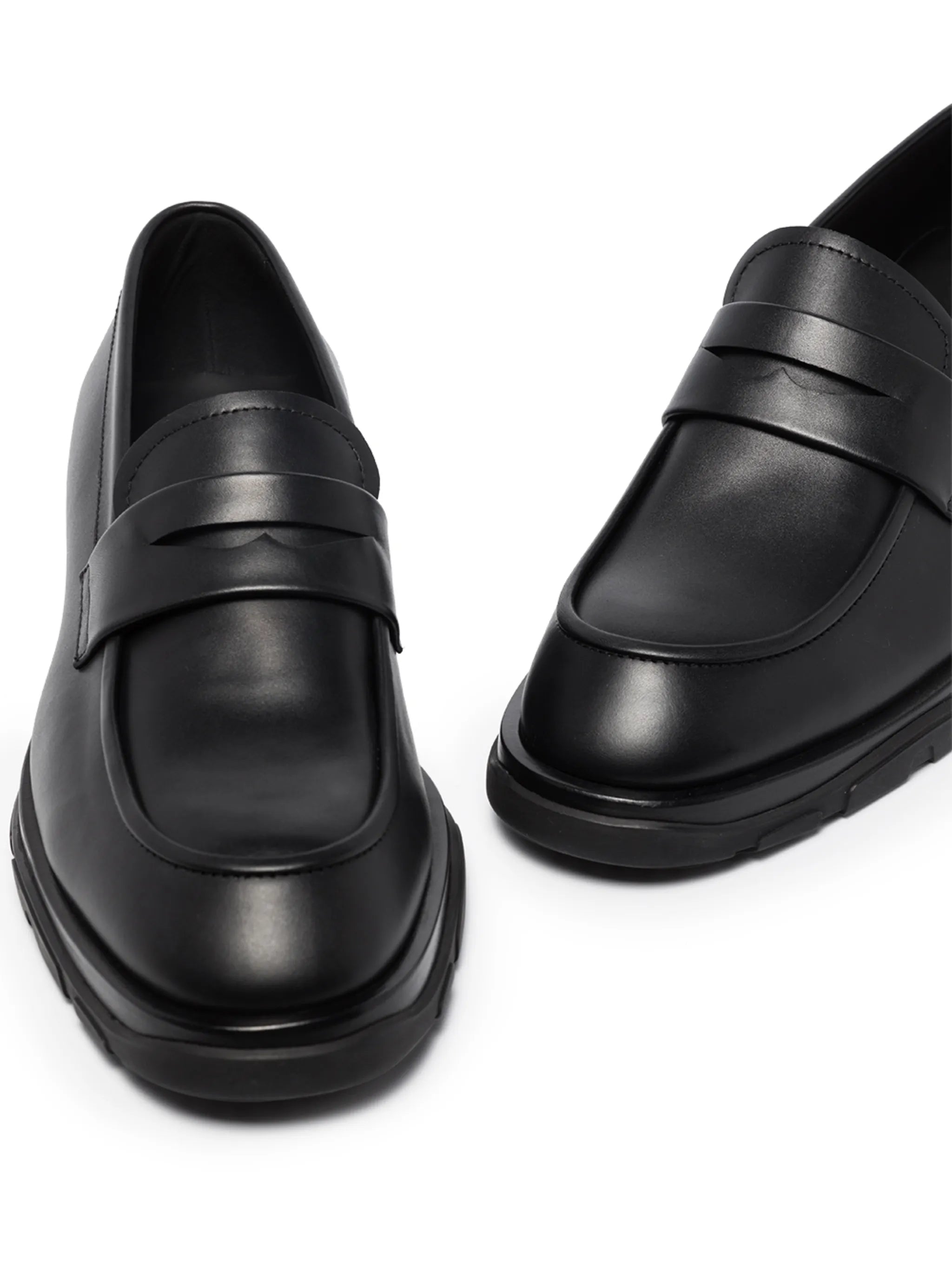 rubber-sole loafers