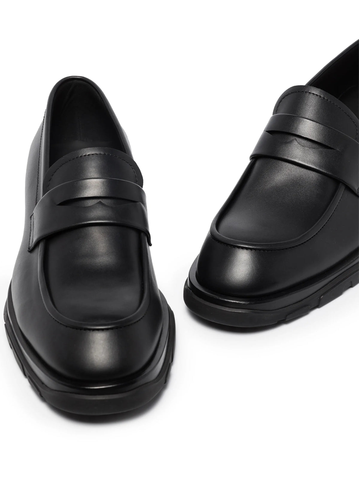 rubber-sole loafers