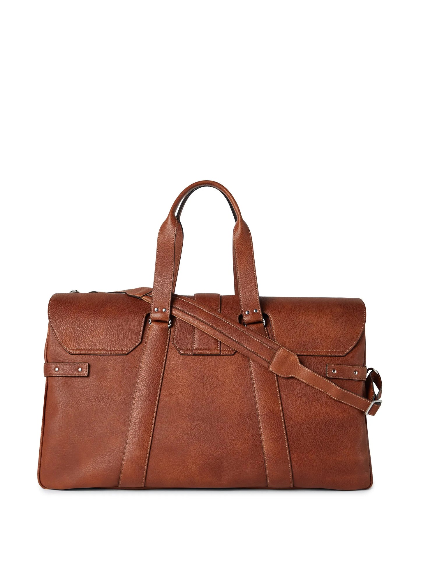 logo-print pebble-texture holdall bag