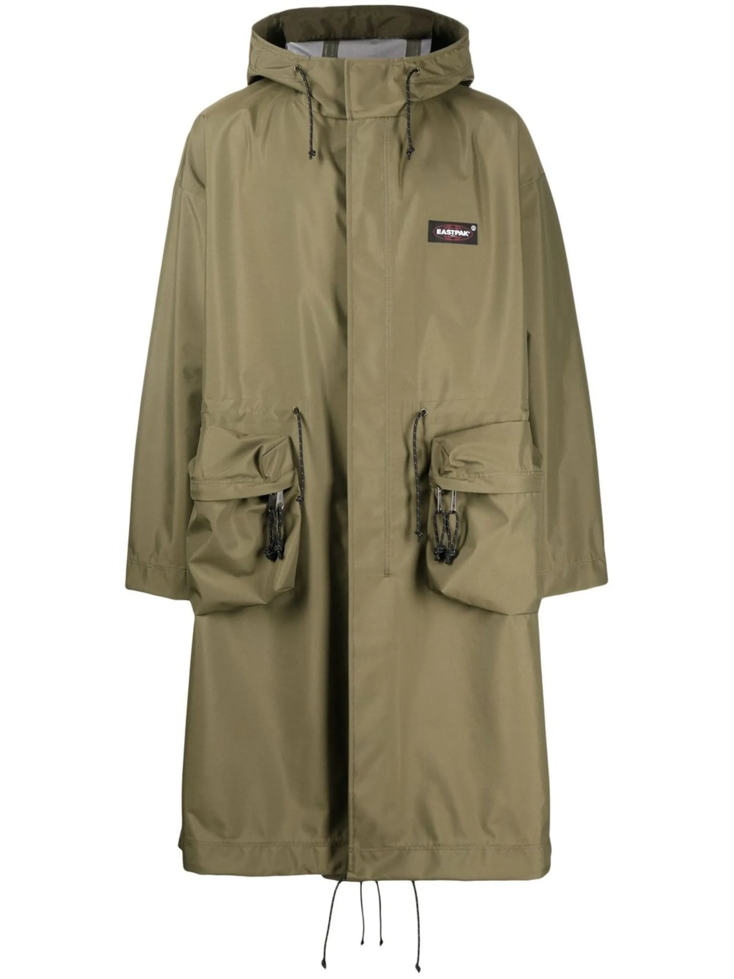 x Eastpak patch-pocket parka coat