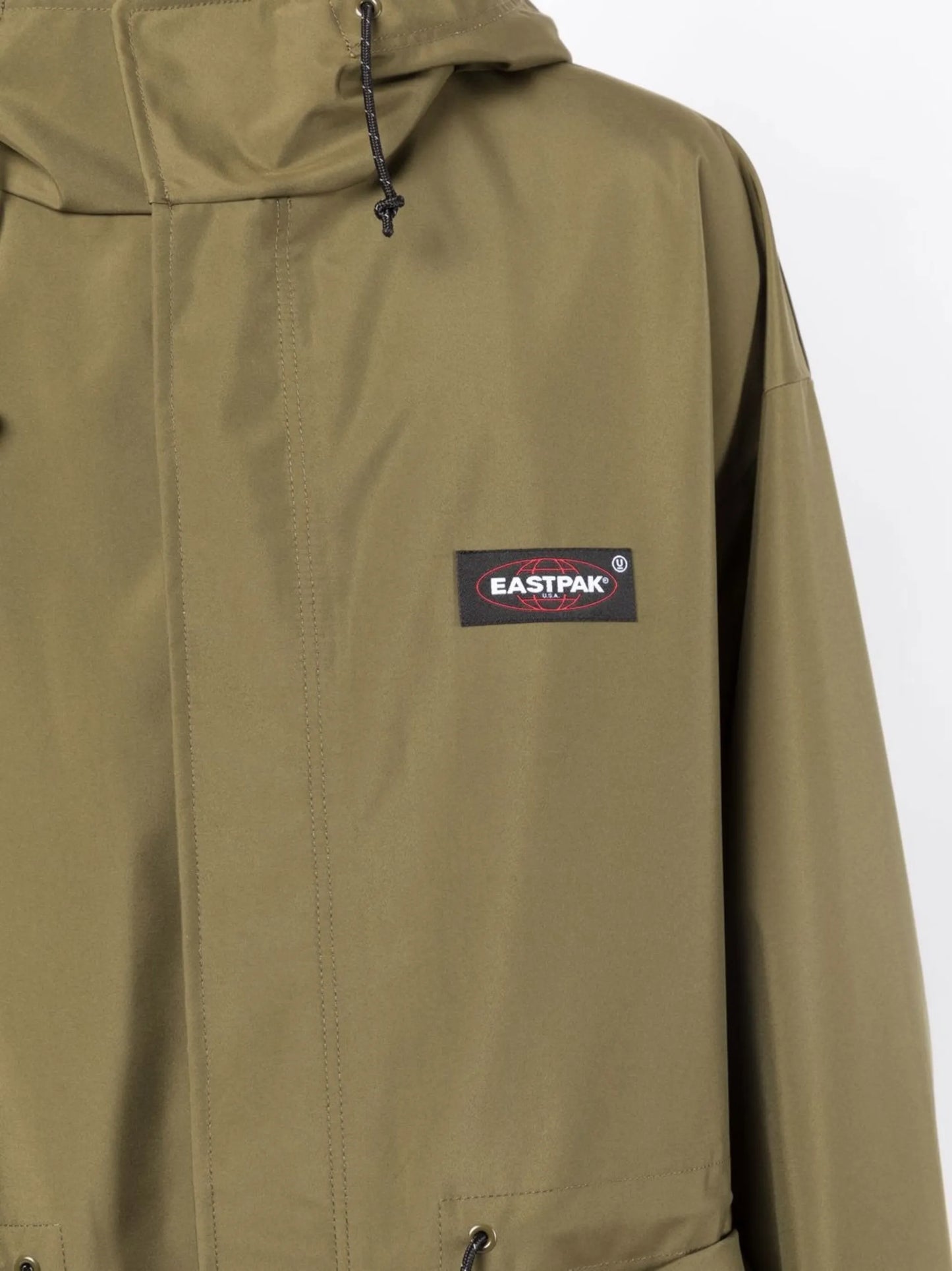 x Eastpak patch-pocket parka coat