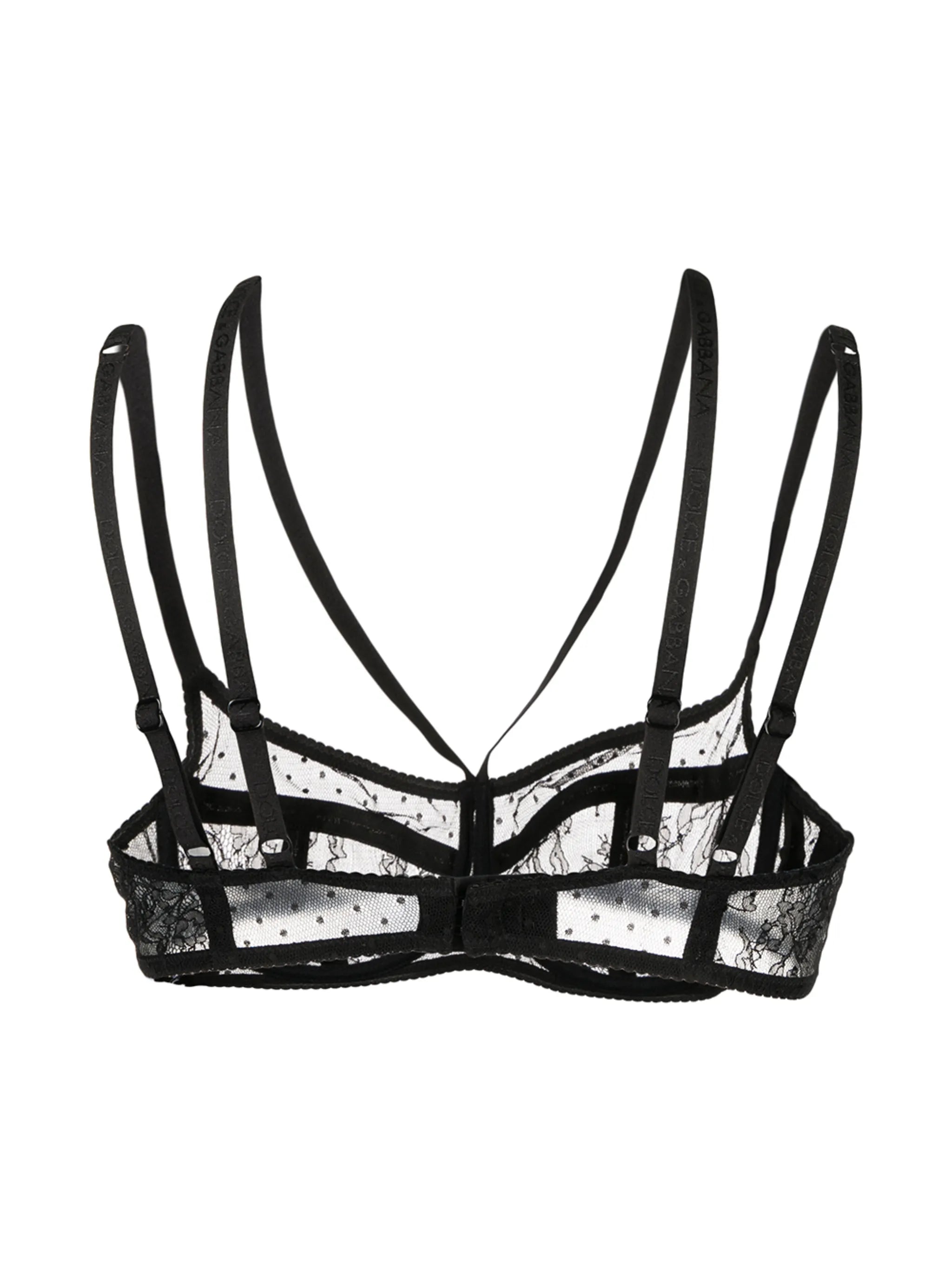 floral-lace balcony bra