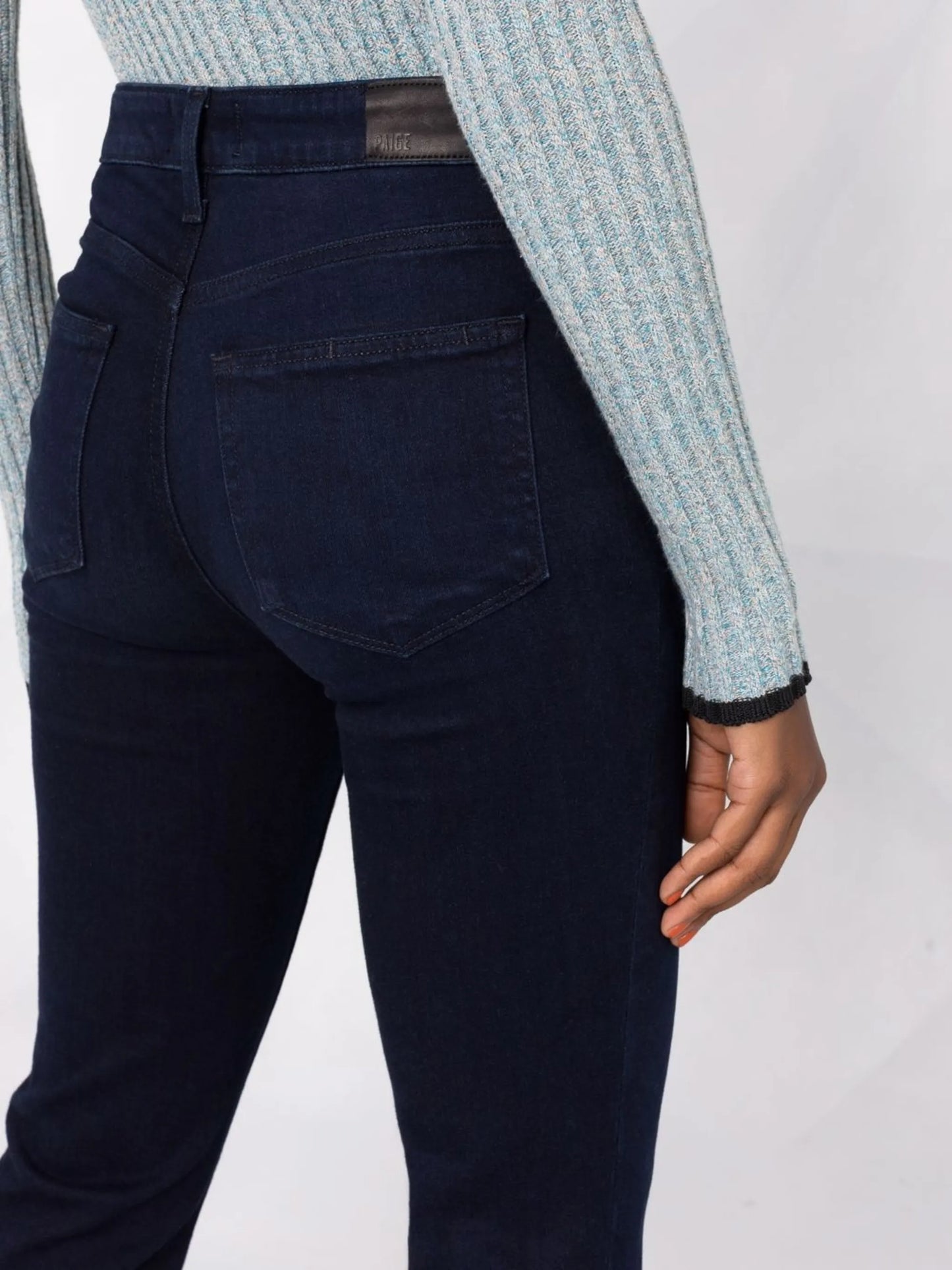 cropped denim jeans