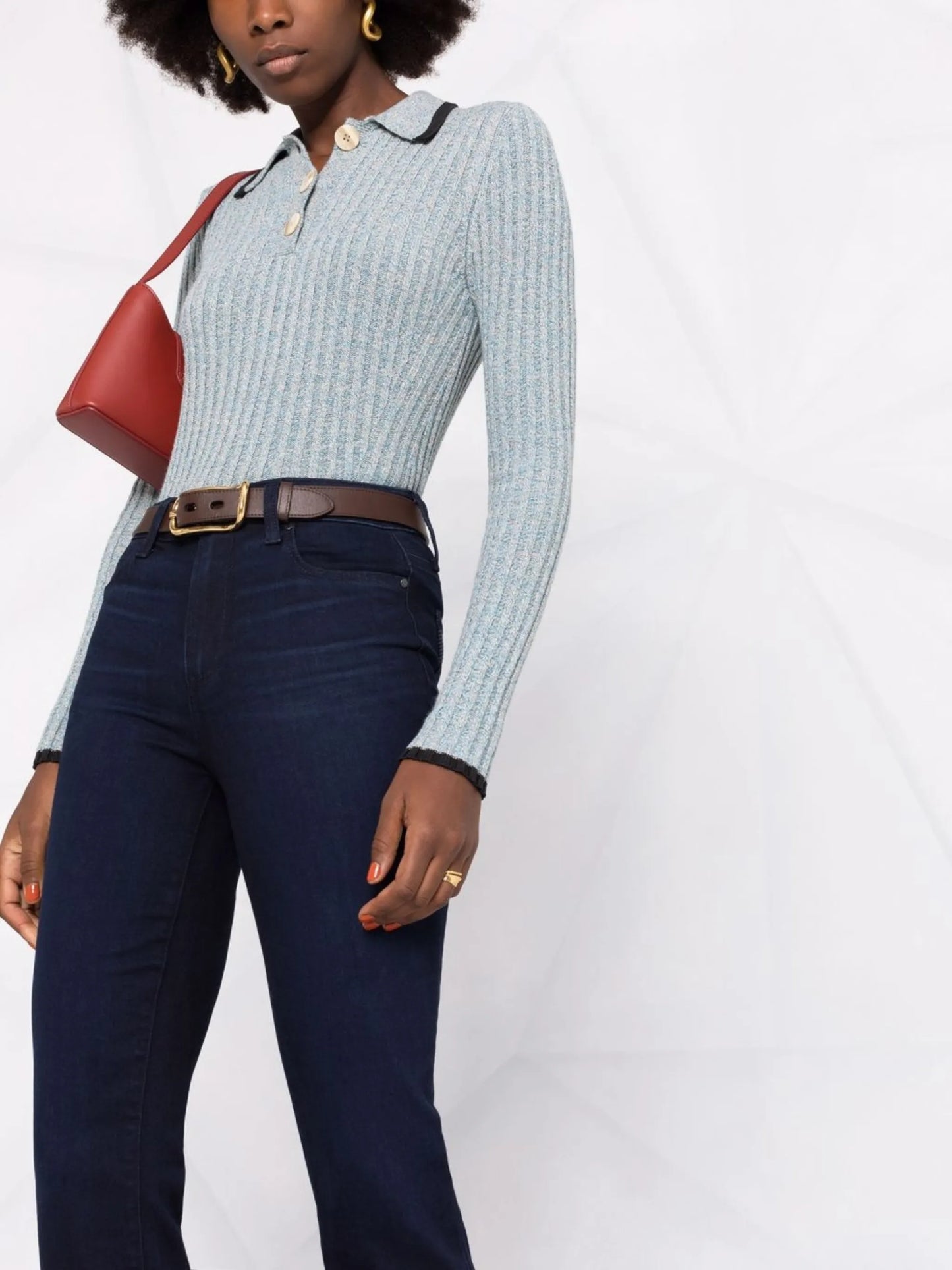 cropped denim jeans