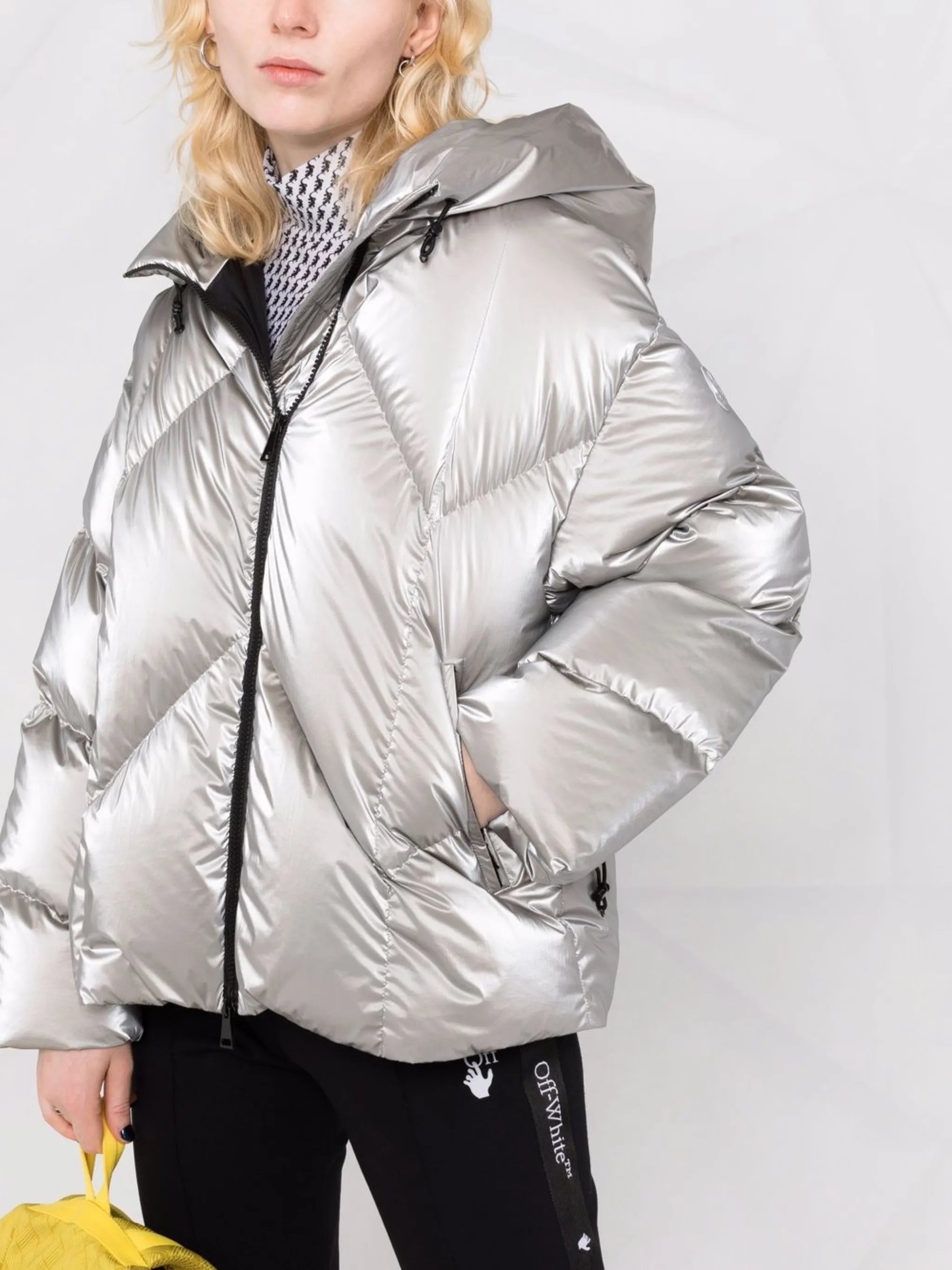 Frele metallic padded jacket