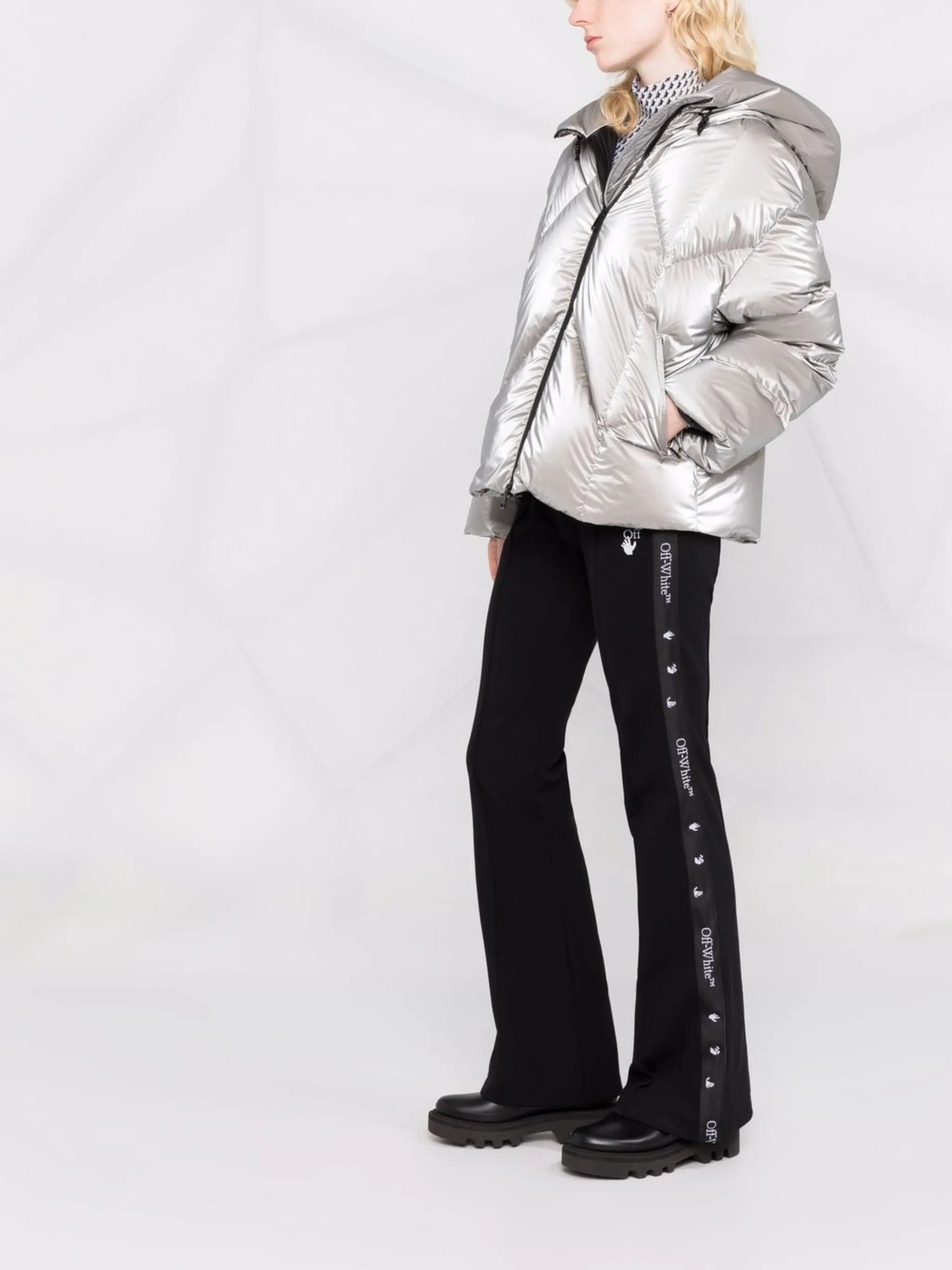 Frele metallic padded jacket