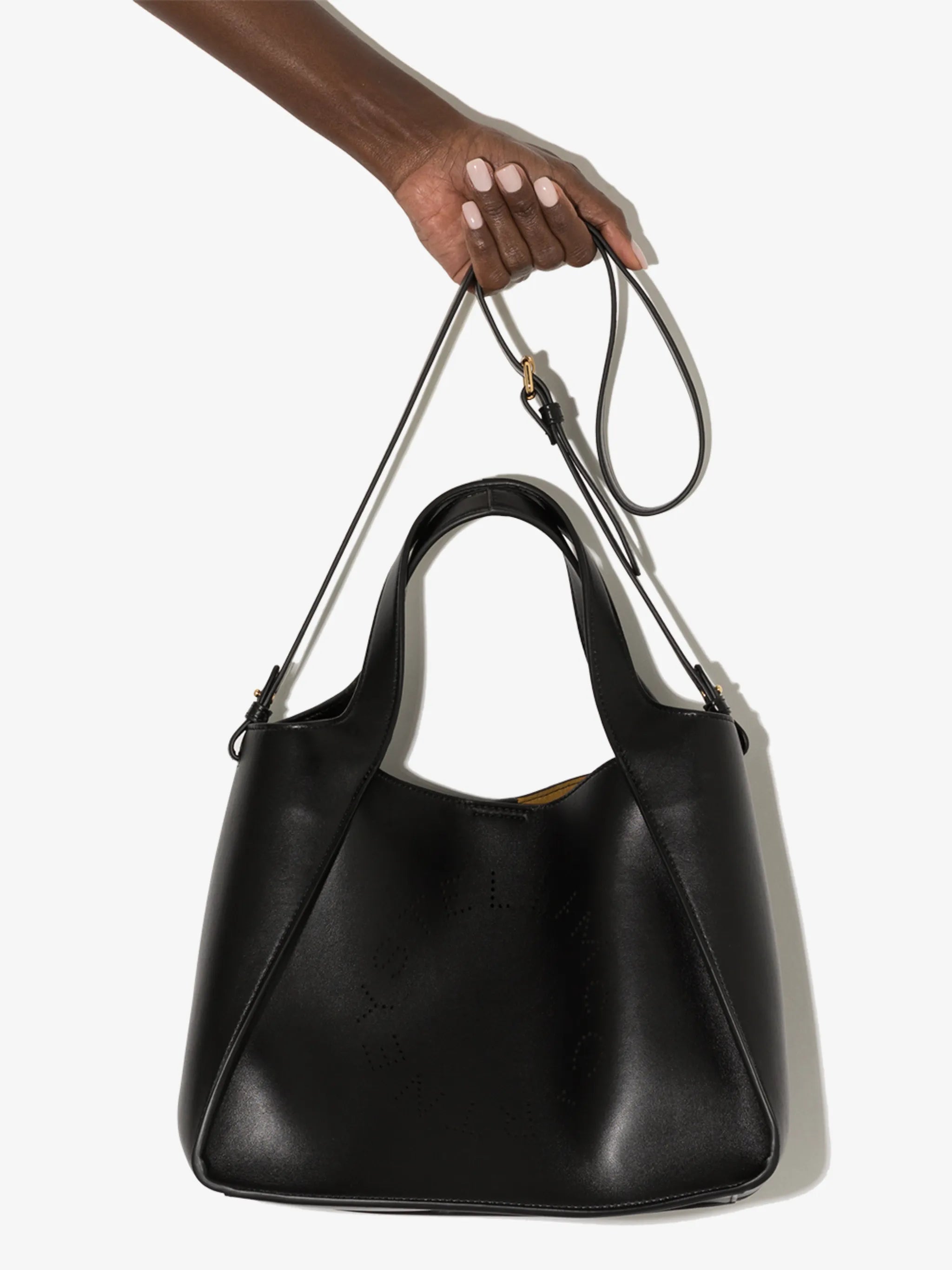 Stella Logo faux-leather tote bag