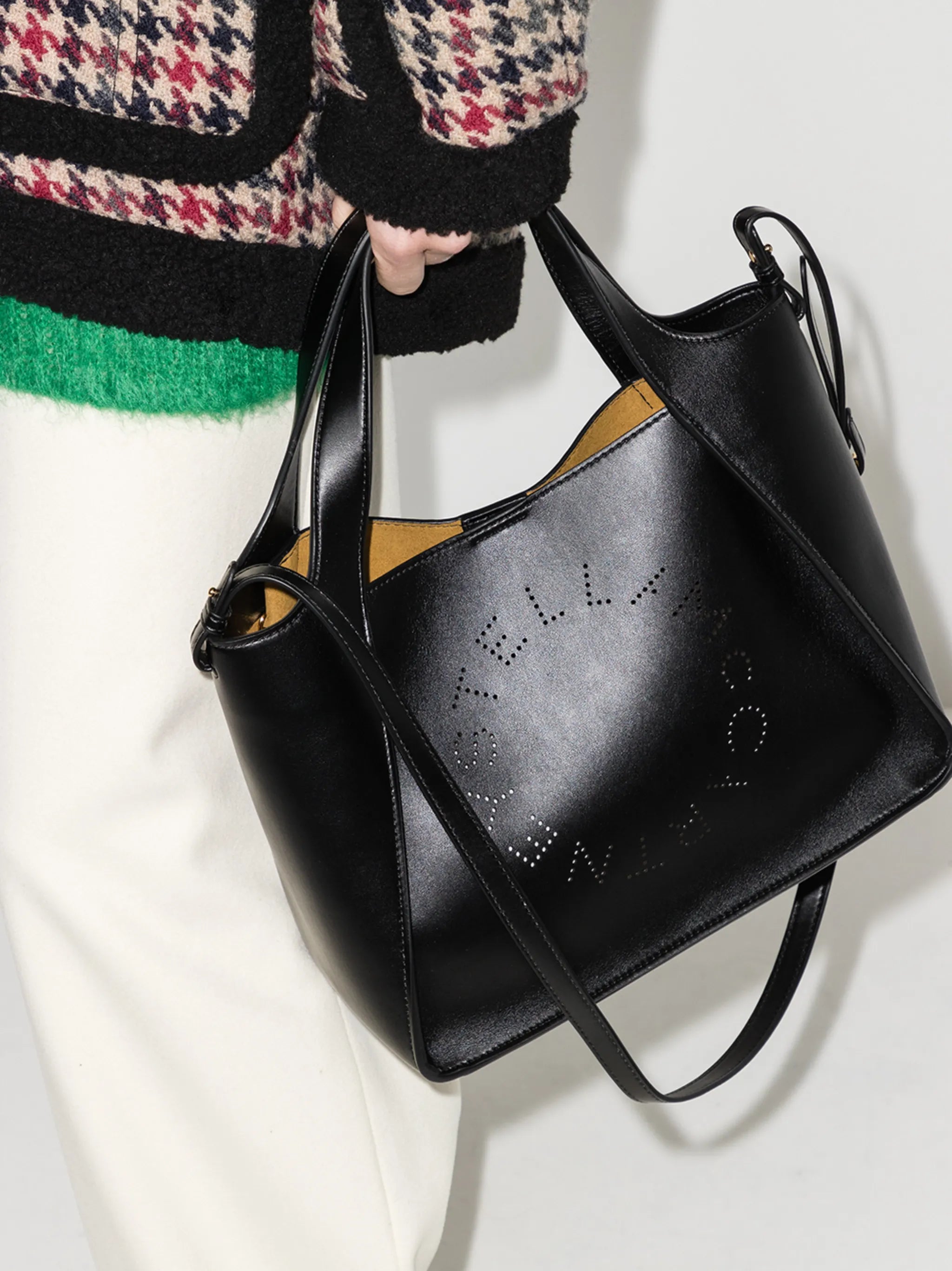 Stella Logo faux-leather tote bag