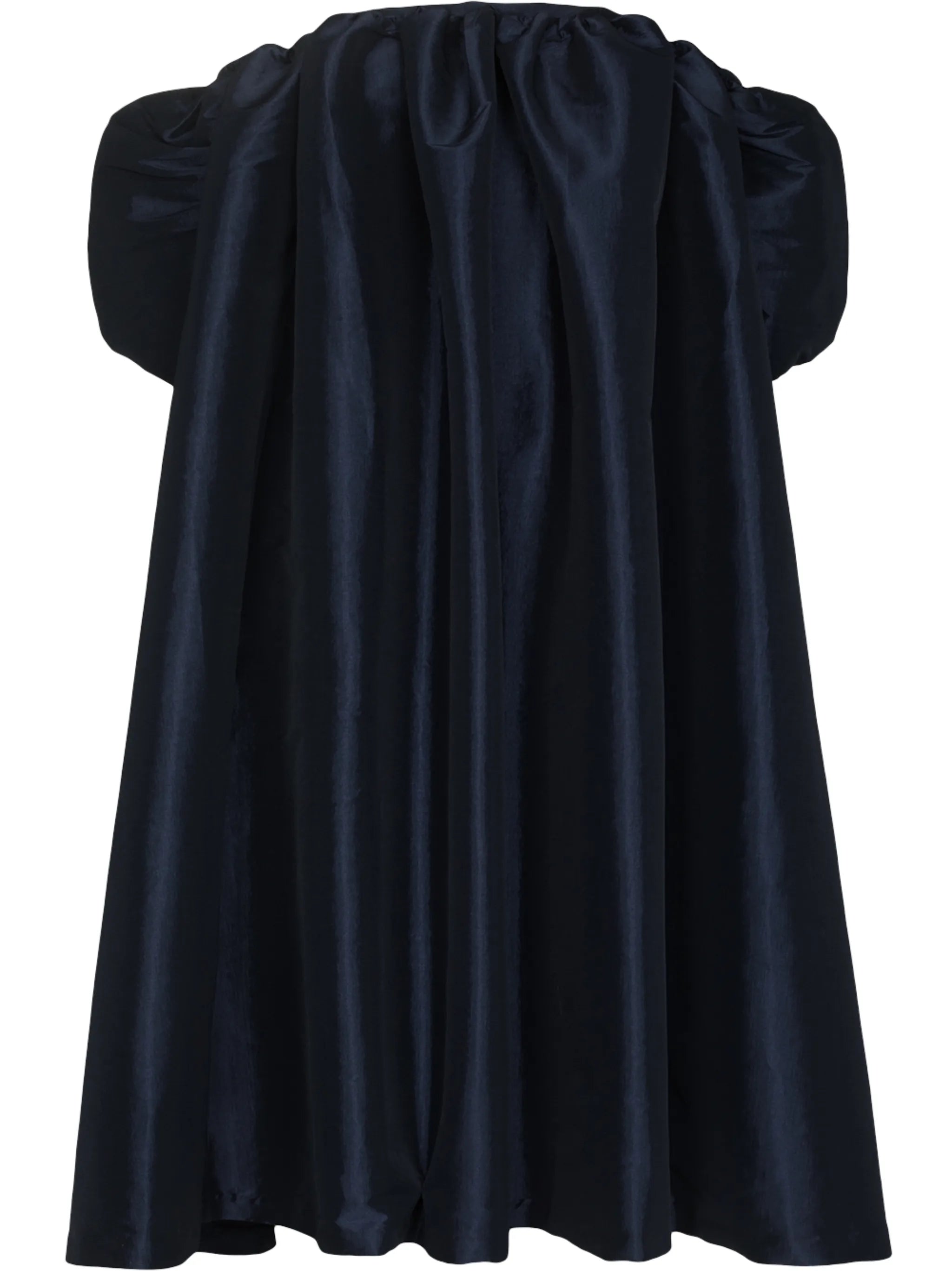 Nia ruffled silk midi dress