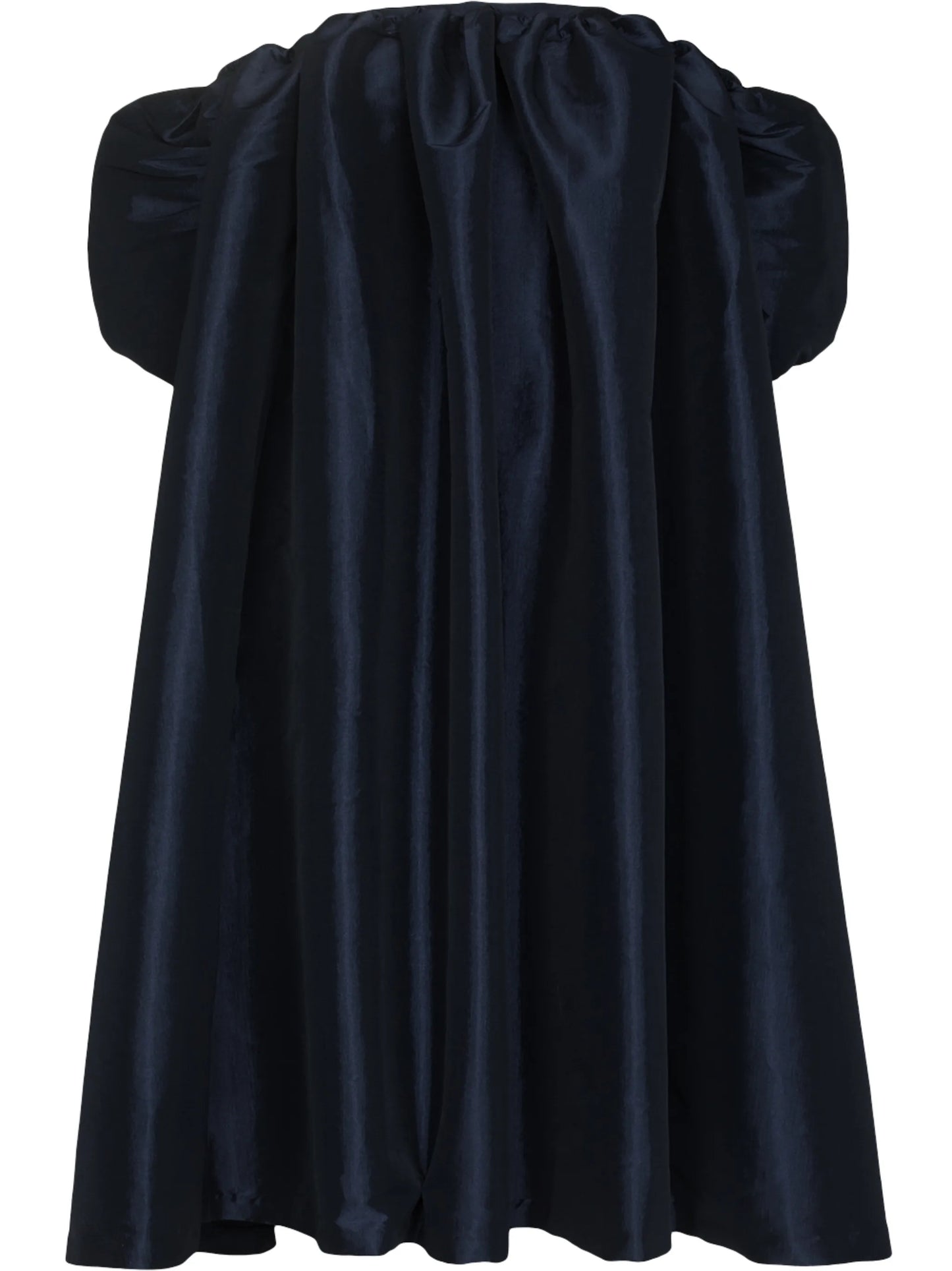 Nia ruffled silk midi dress