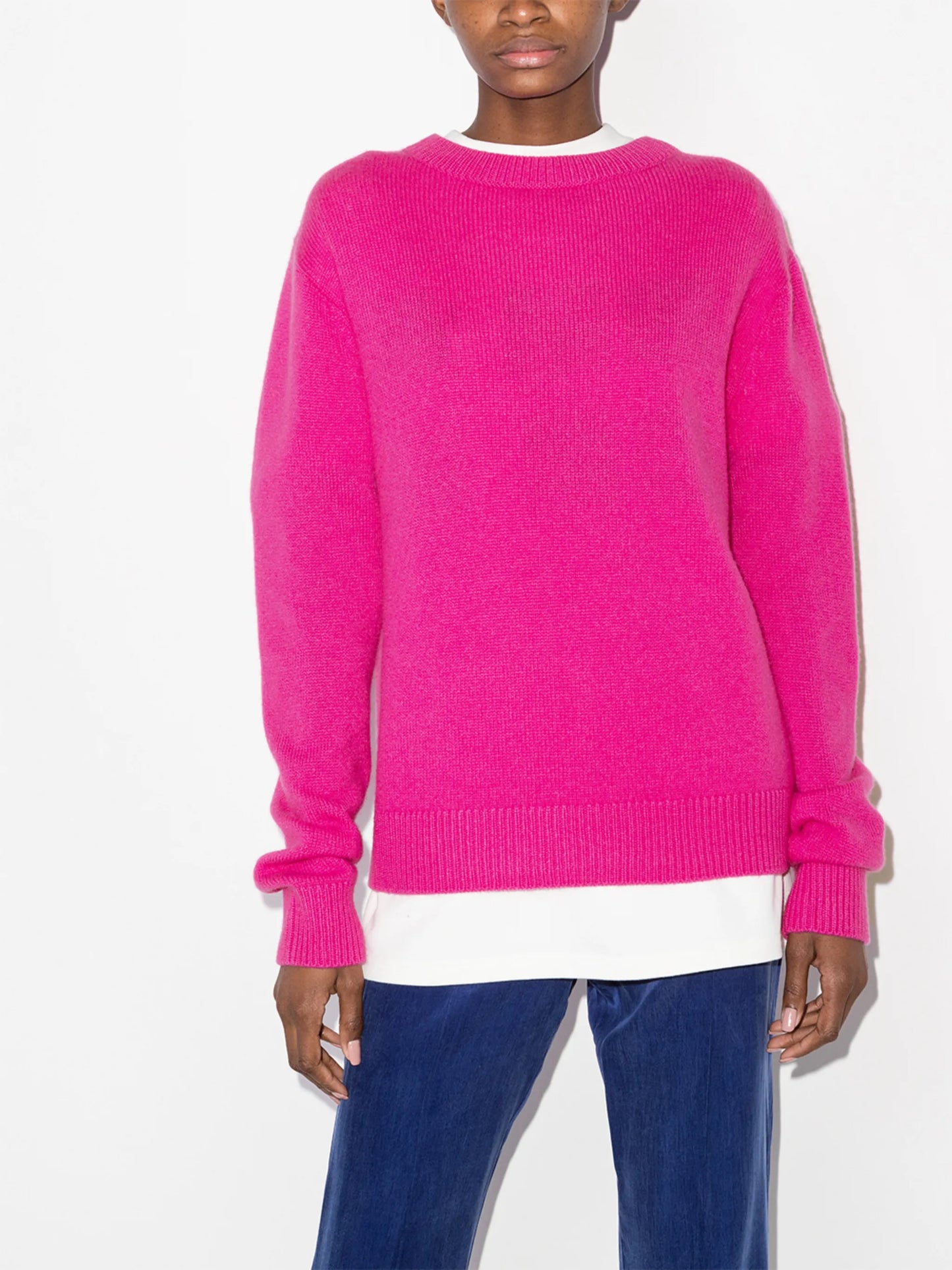 Simple crew neck jumper