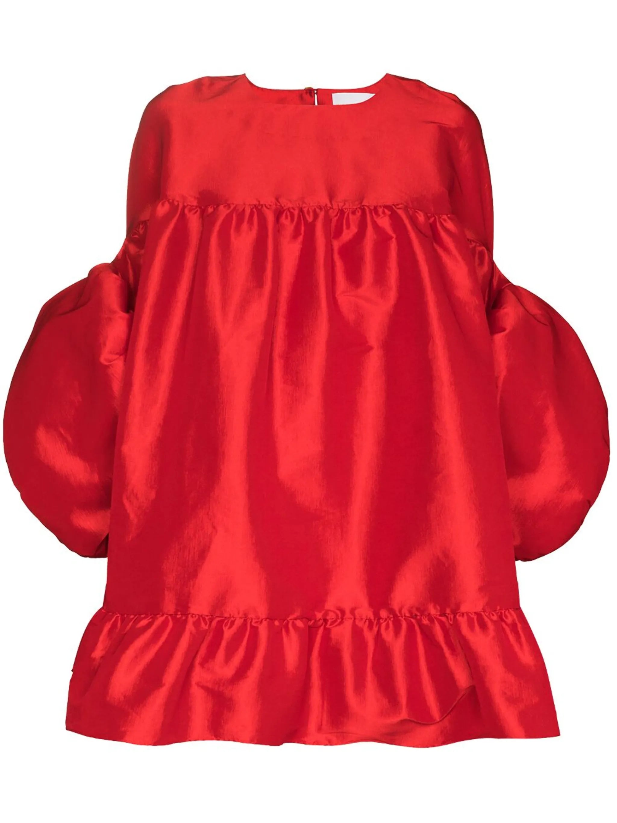 Gina puff-sleeve minidress