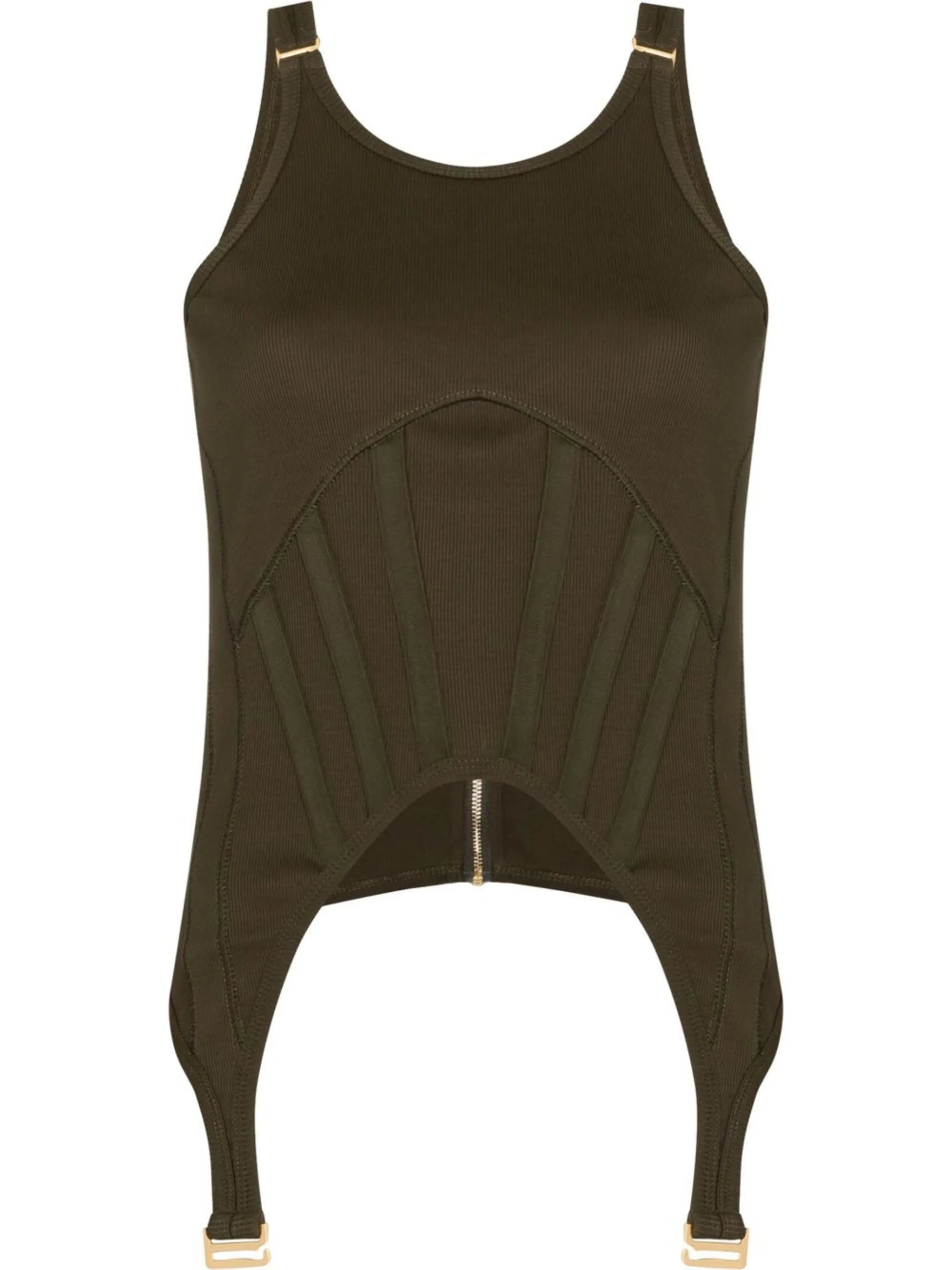 corset-panel vest top