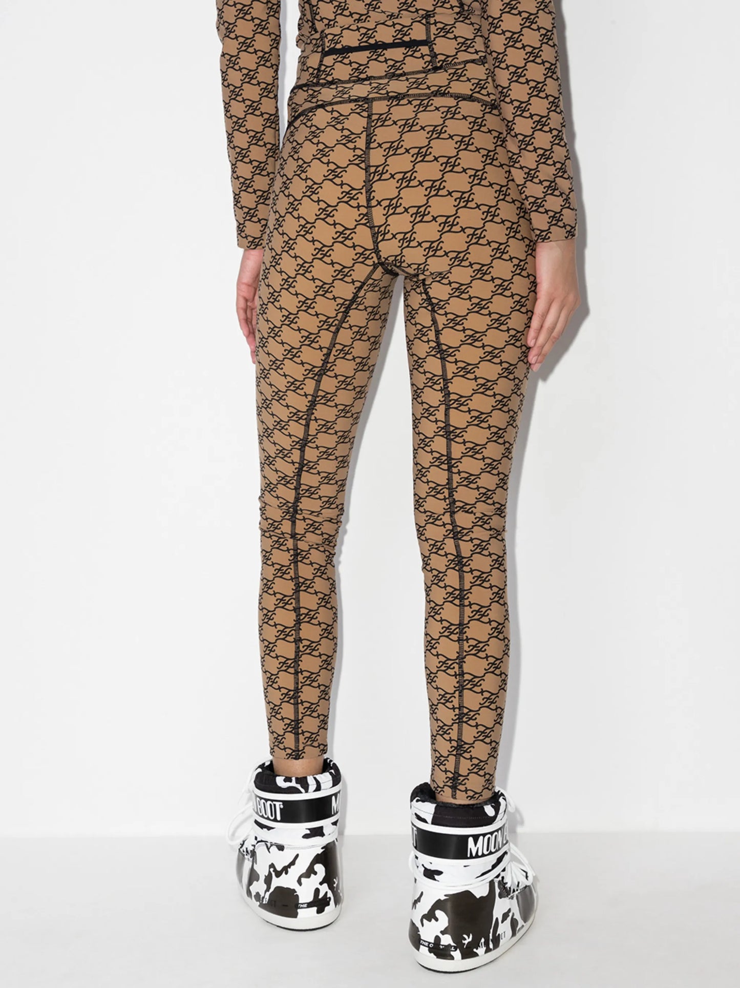 Karligraphy logo-print leggings