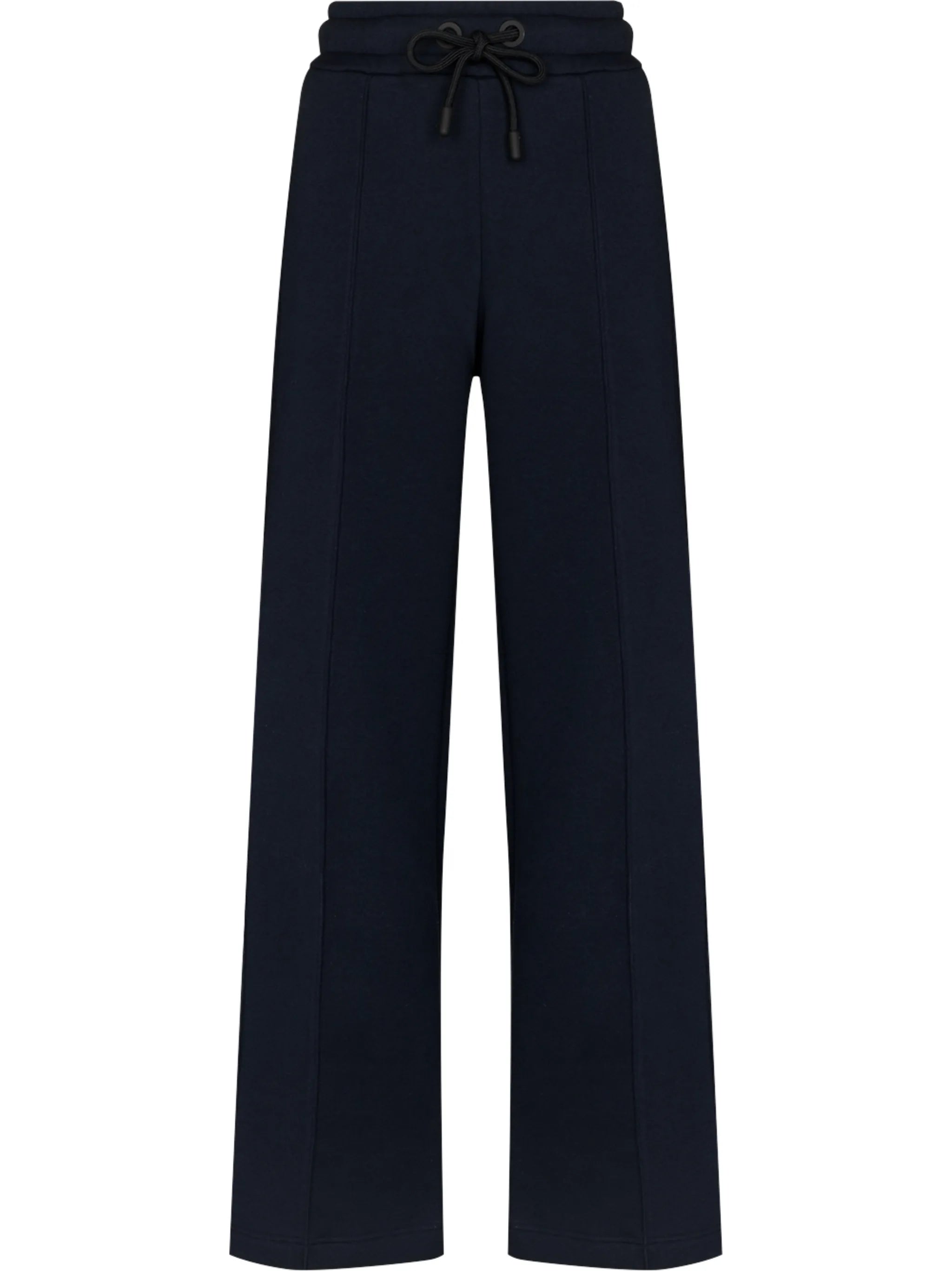 Karligraphy wide-leg track pants