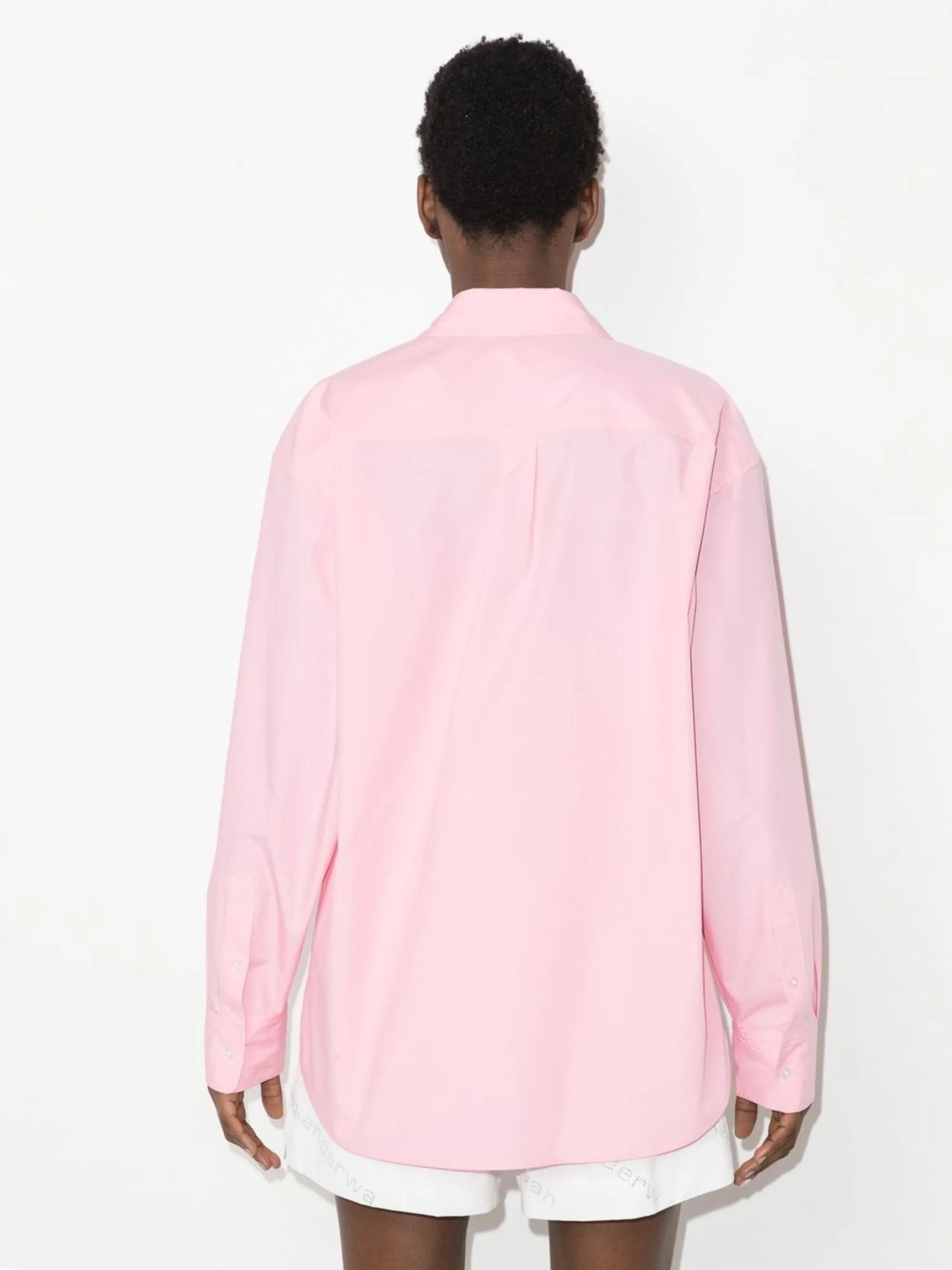 logo tag long-sleeved shirt