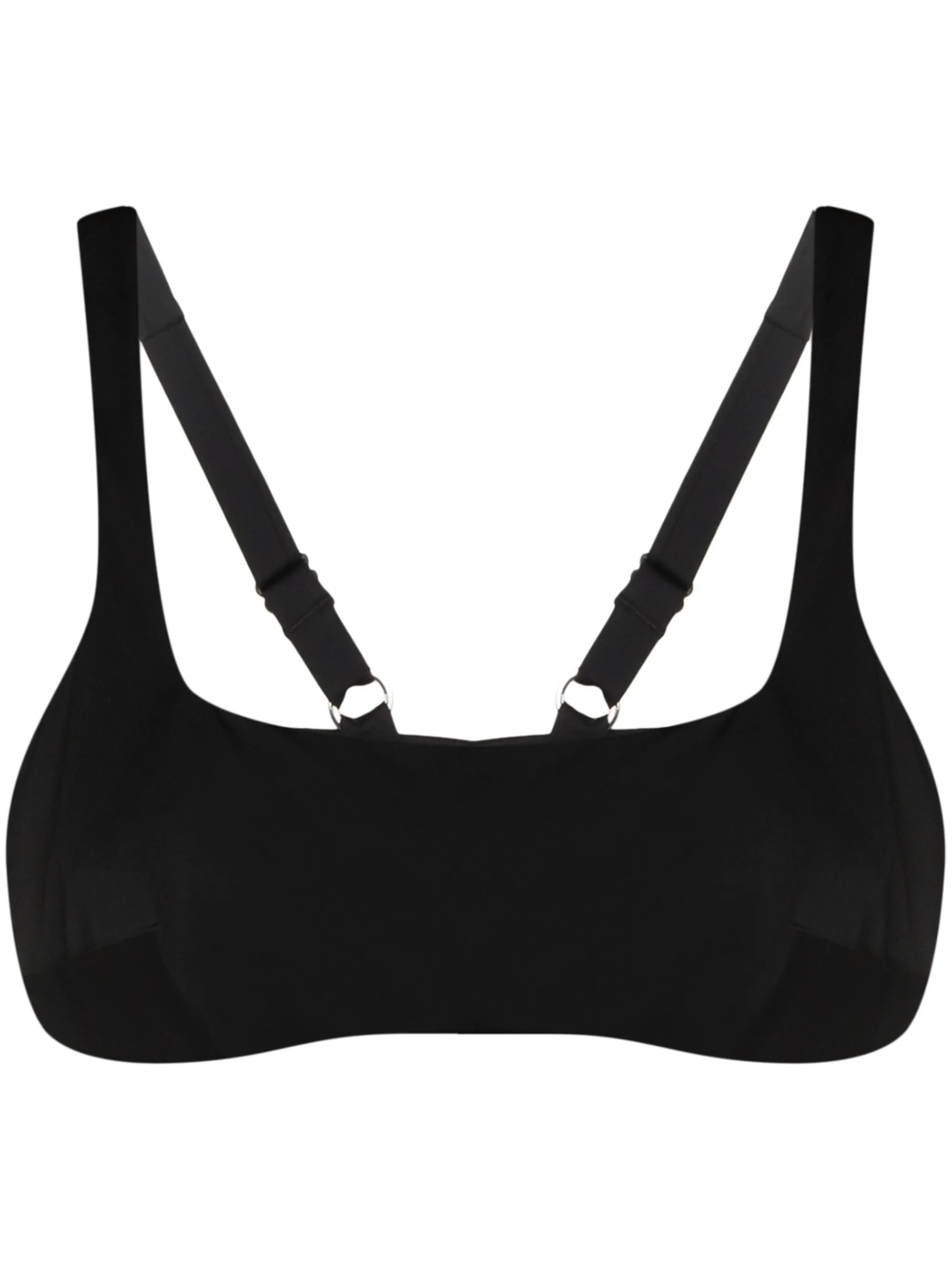 The Crop square-neck bikini top