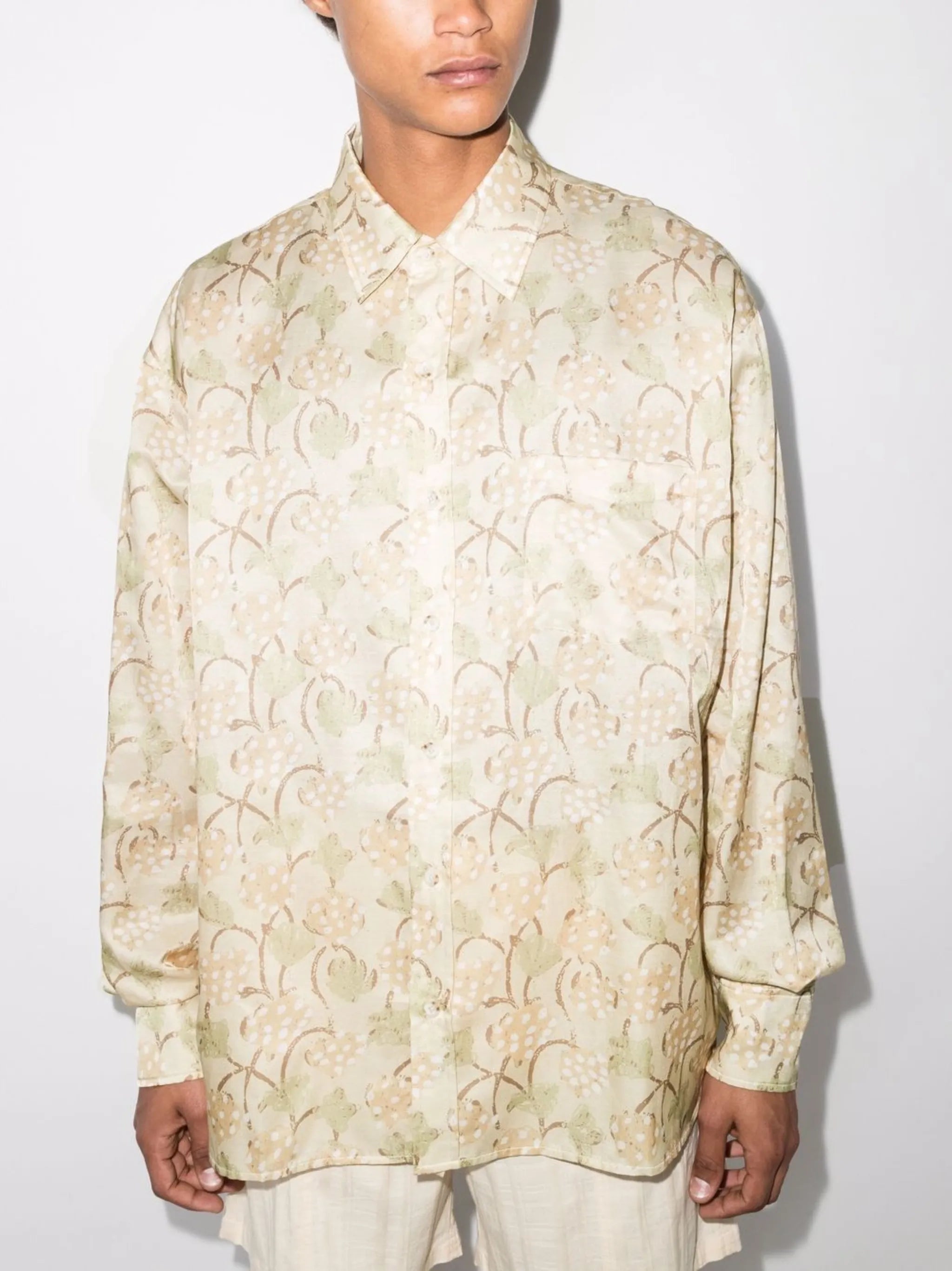 Roman Vine-print shirt