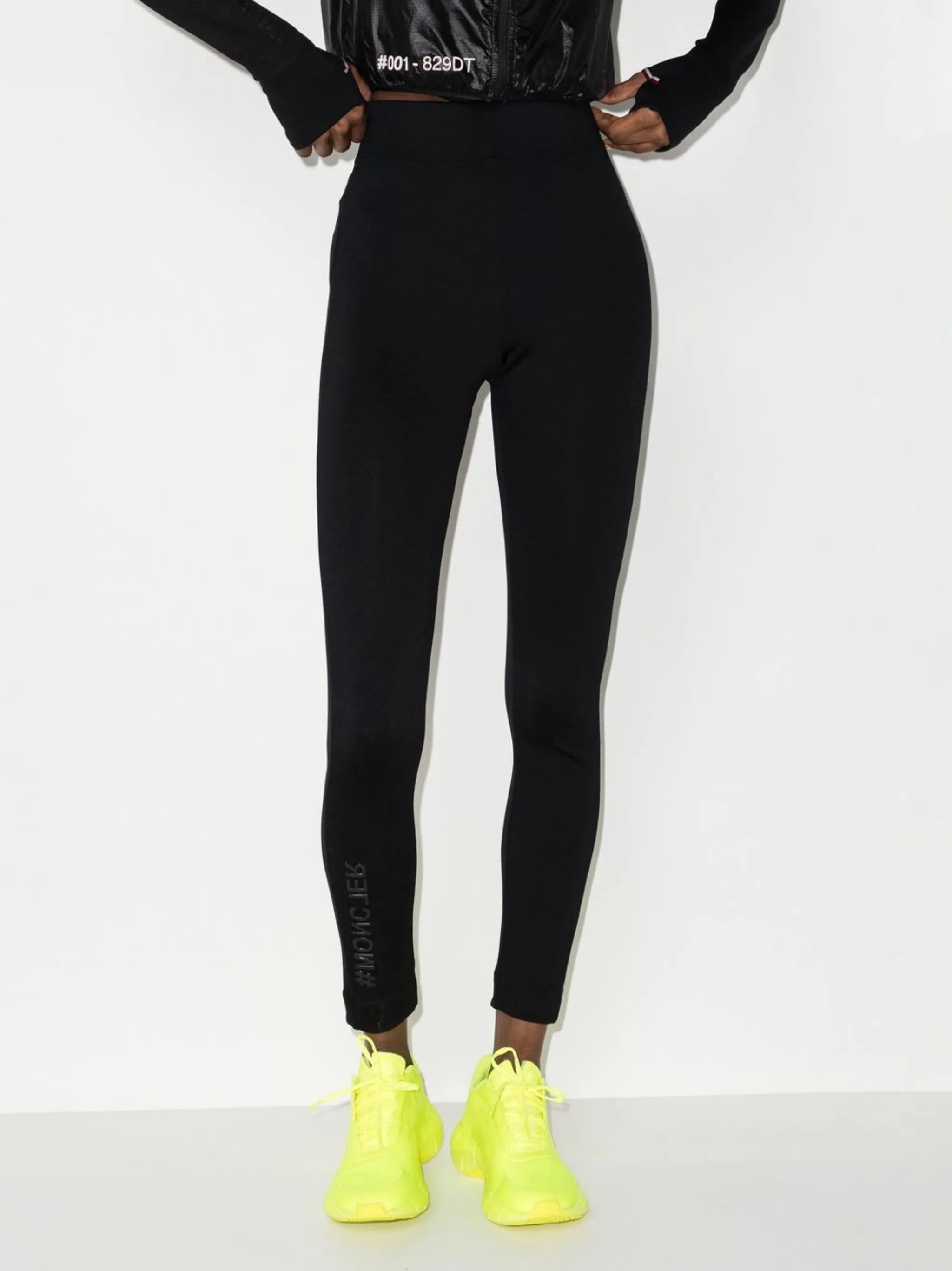 Day-namic logo-patch leggings