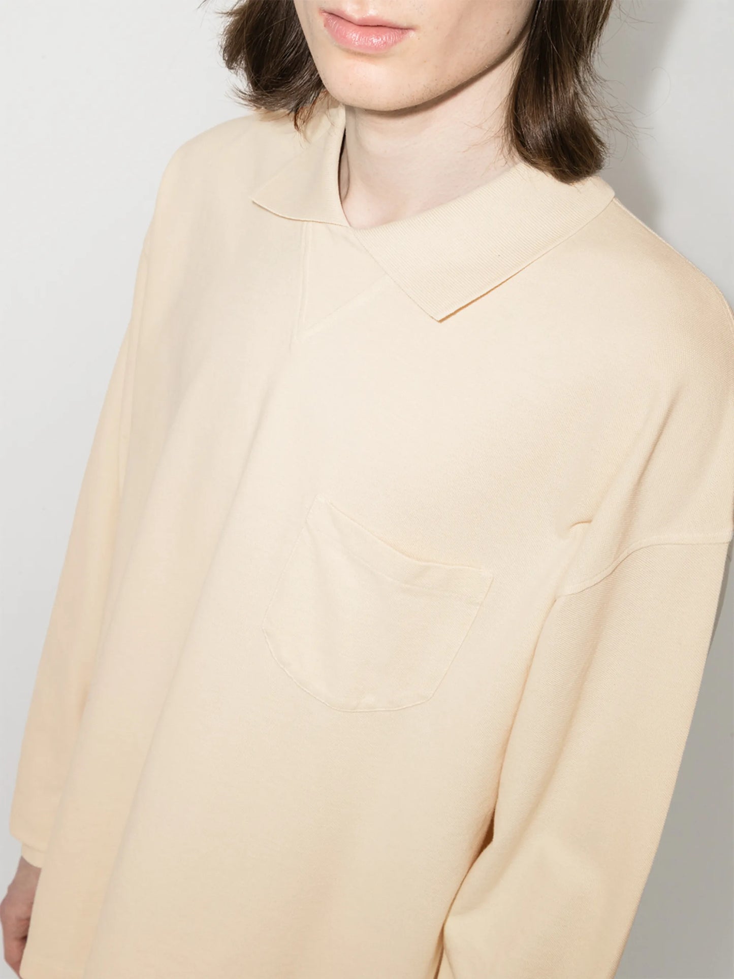 Frat long-sleeved polo shirt