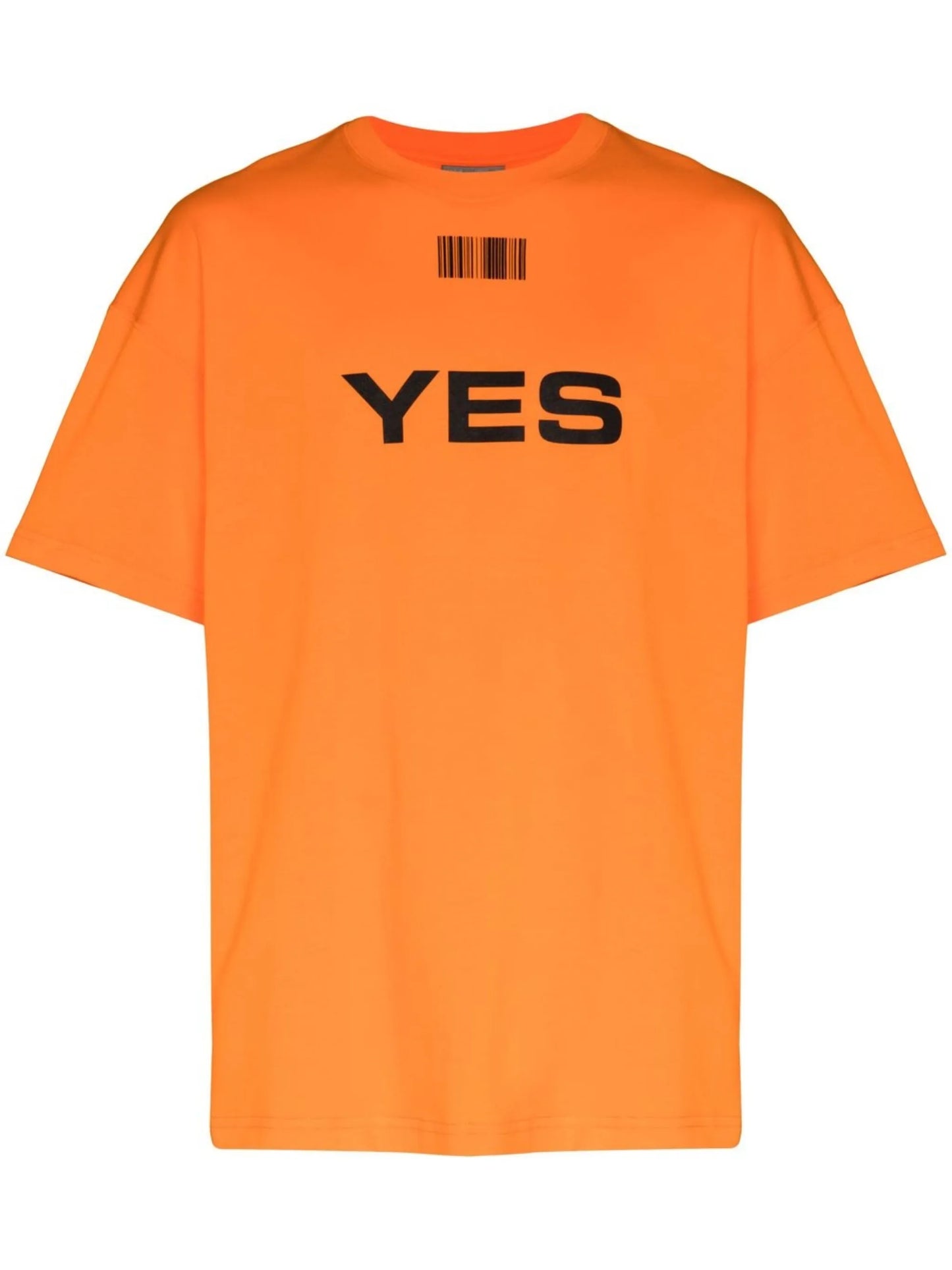 slogan-print short-sleeved T-shirt