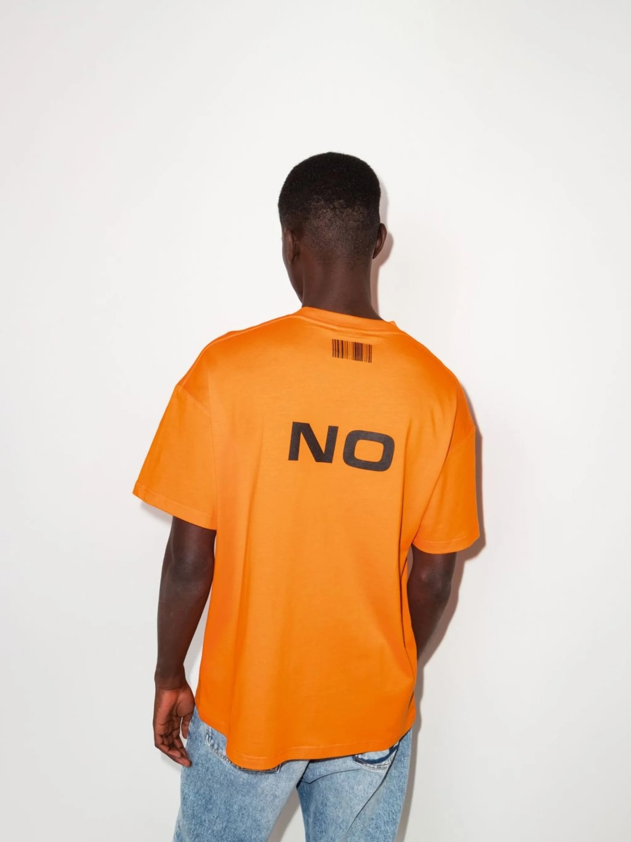 slogan-print short-sleeved T-shirt