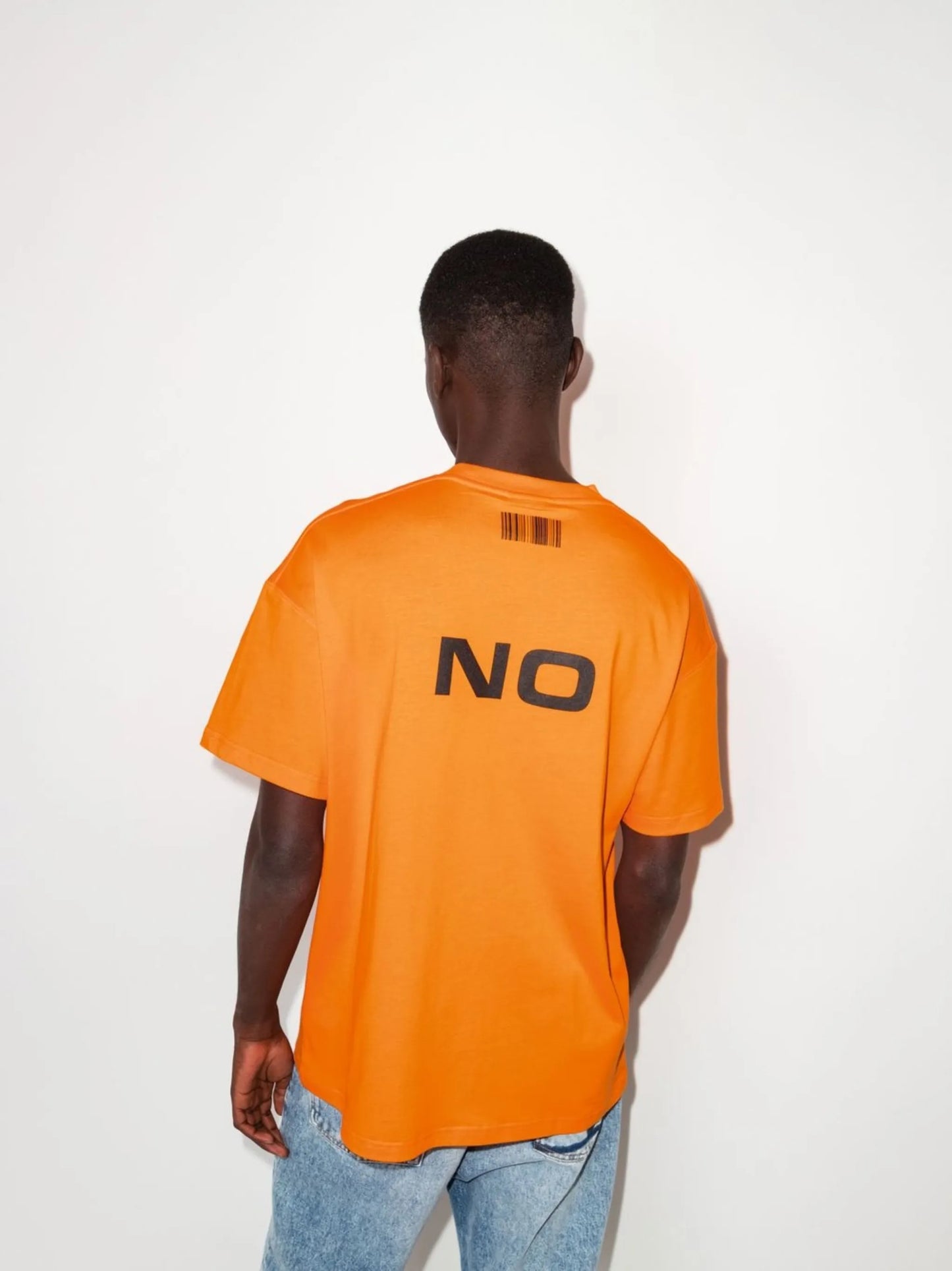 slogan-print short-sleeved T-shirt
