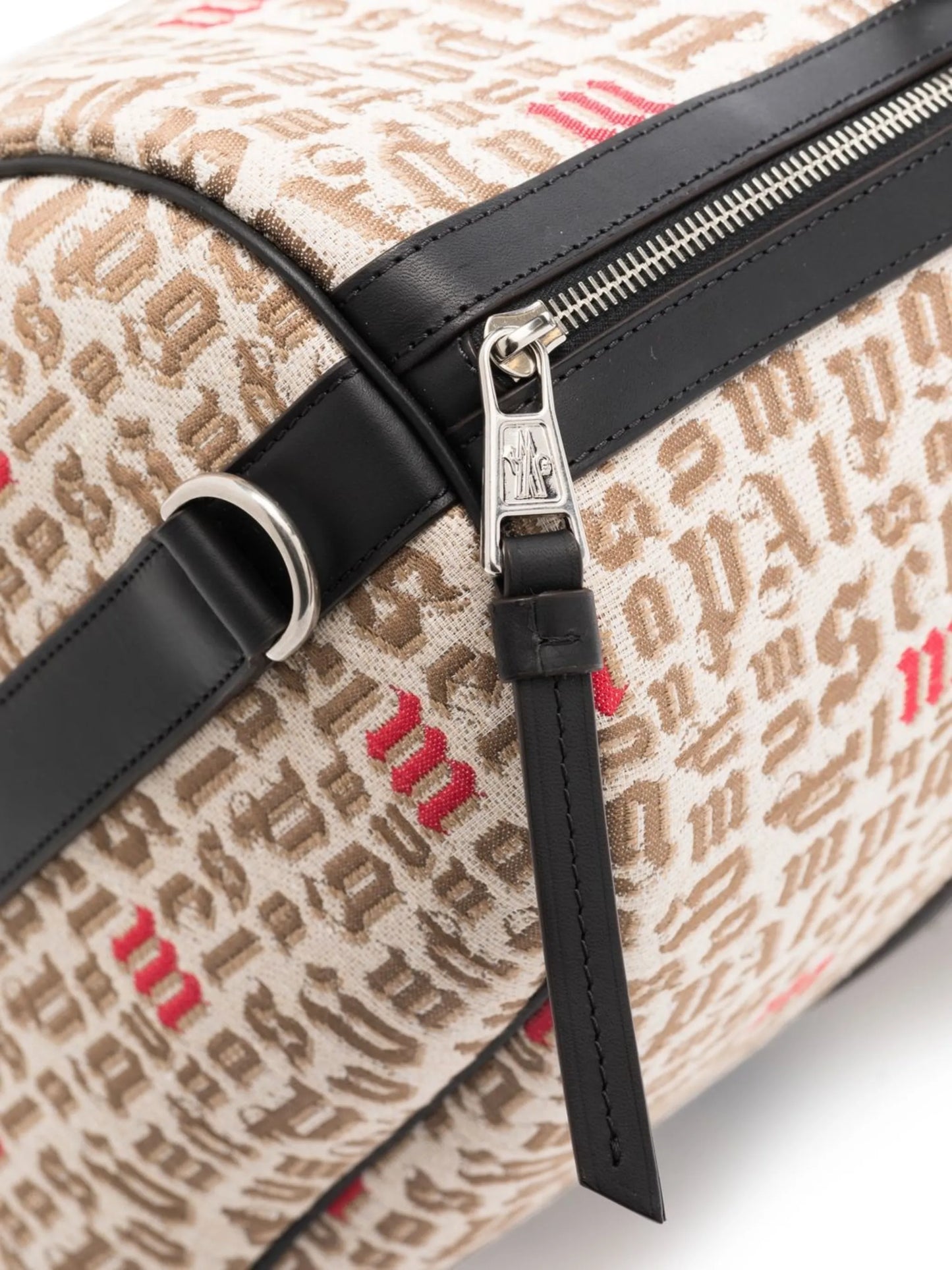 x Palm Angels logo-print jacquard holdall