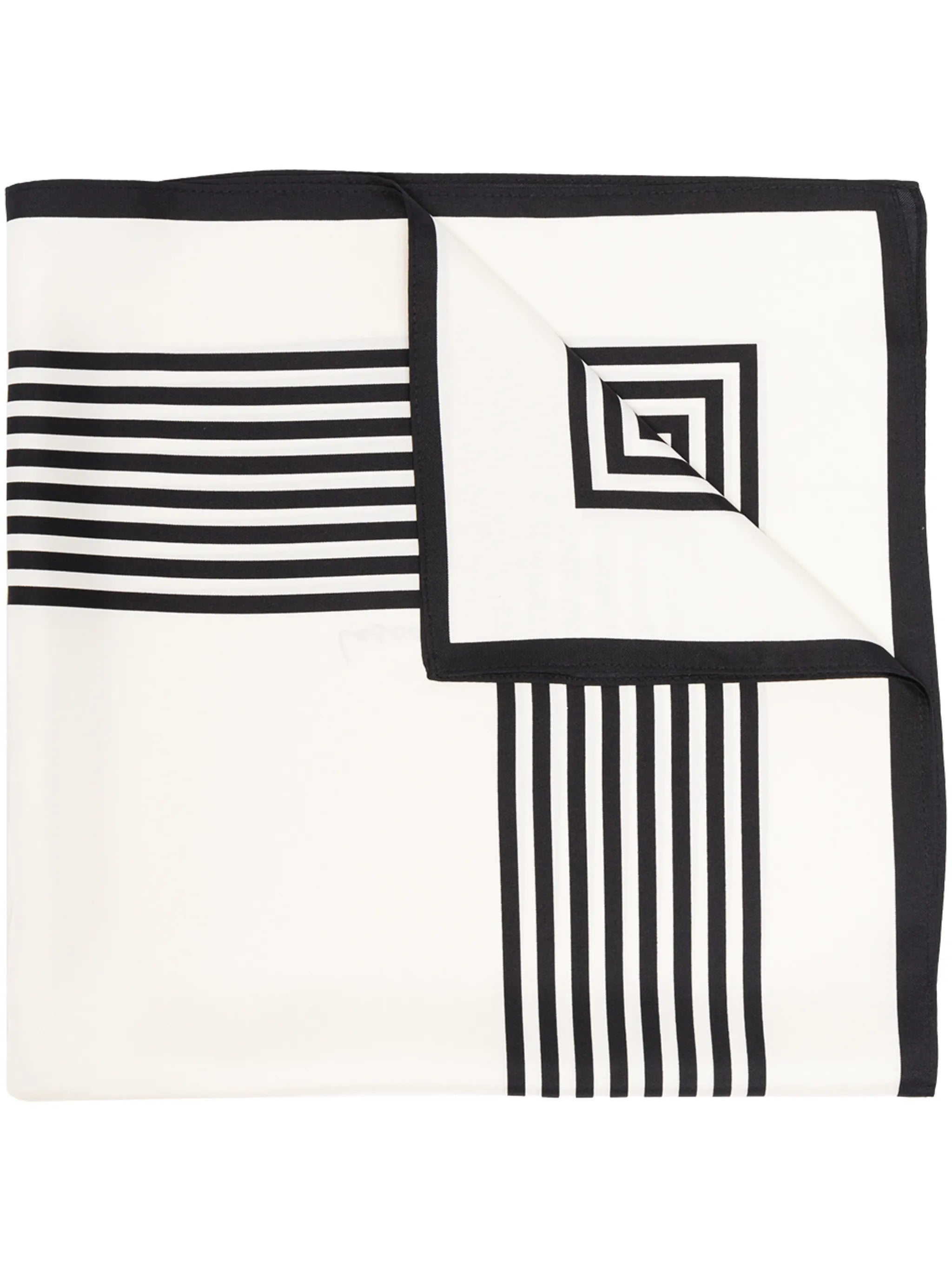 No.1 striped scarf