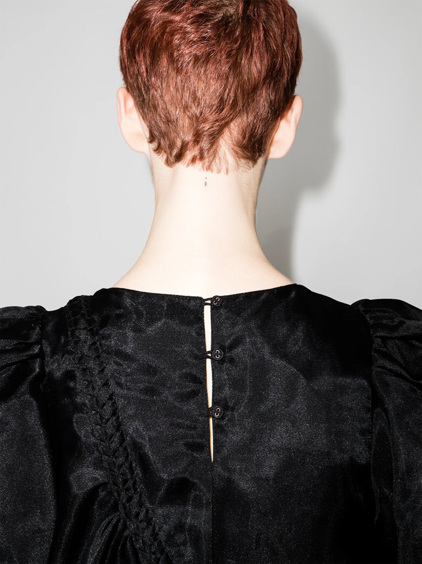 Riviera asymmetric braided dress
