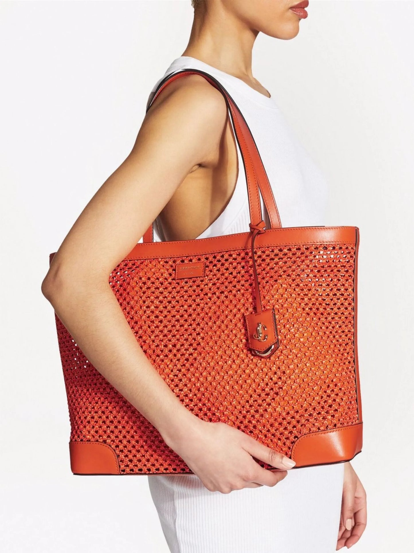Nine2Five logo-patch tote bag
