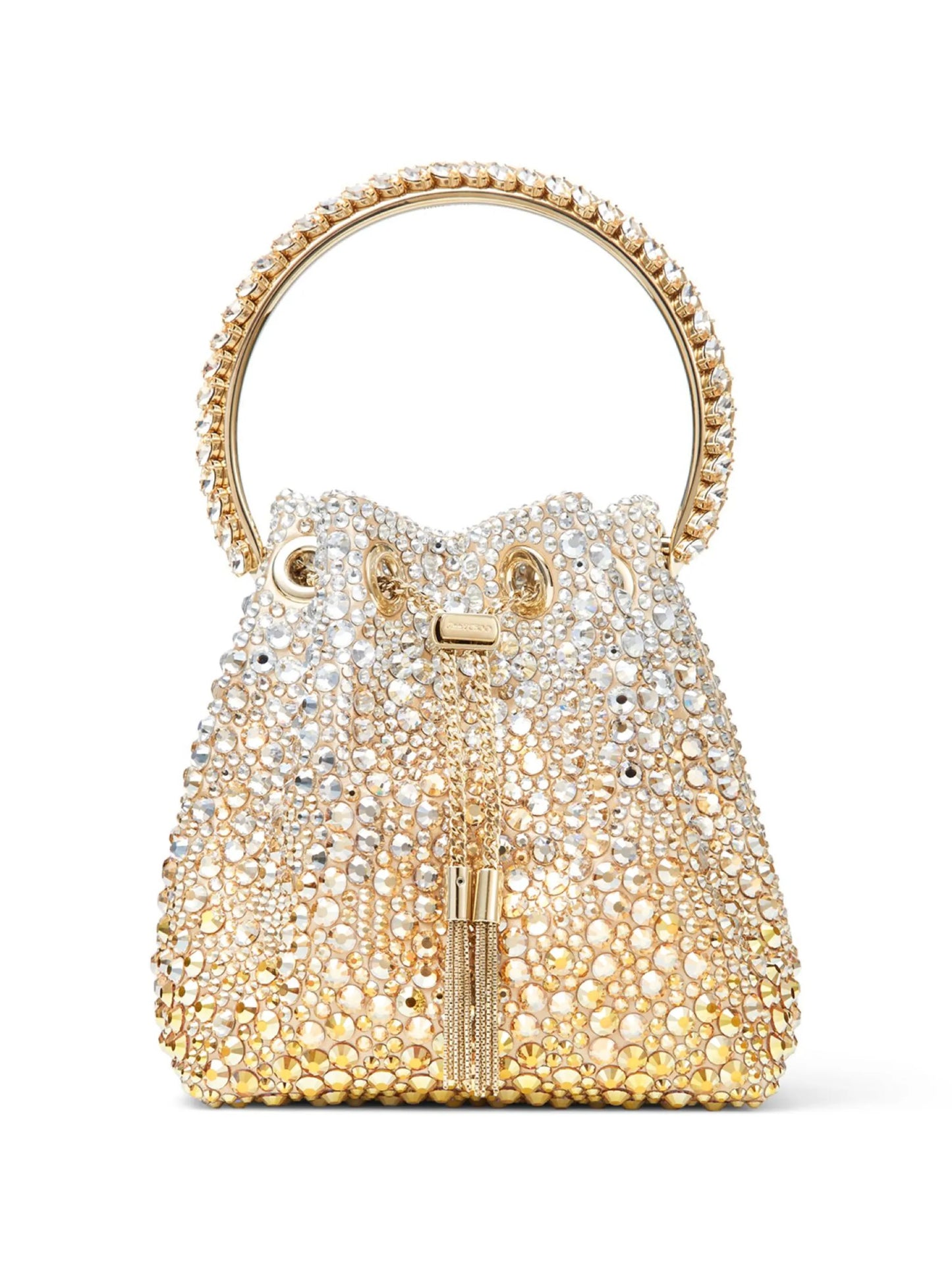 Bon Bon crystal-embellished bucket bag