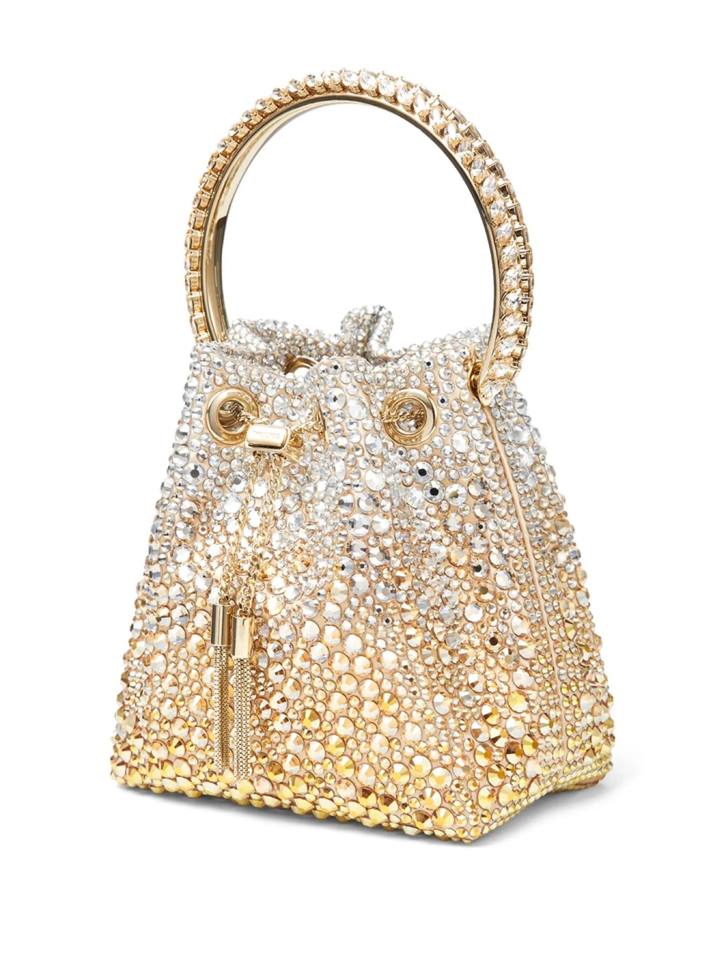 Bon Bon crystal-embellished bucket bag