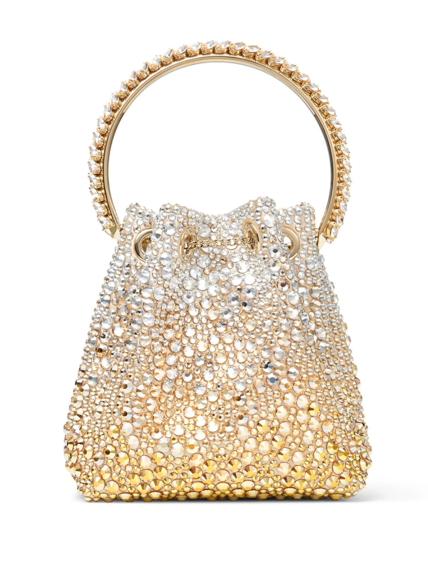 Bon Bon crystal-embellished bucket bag
