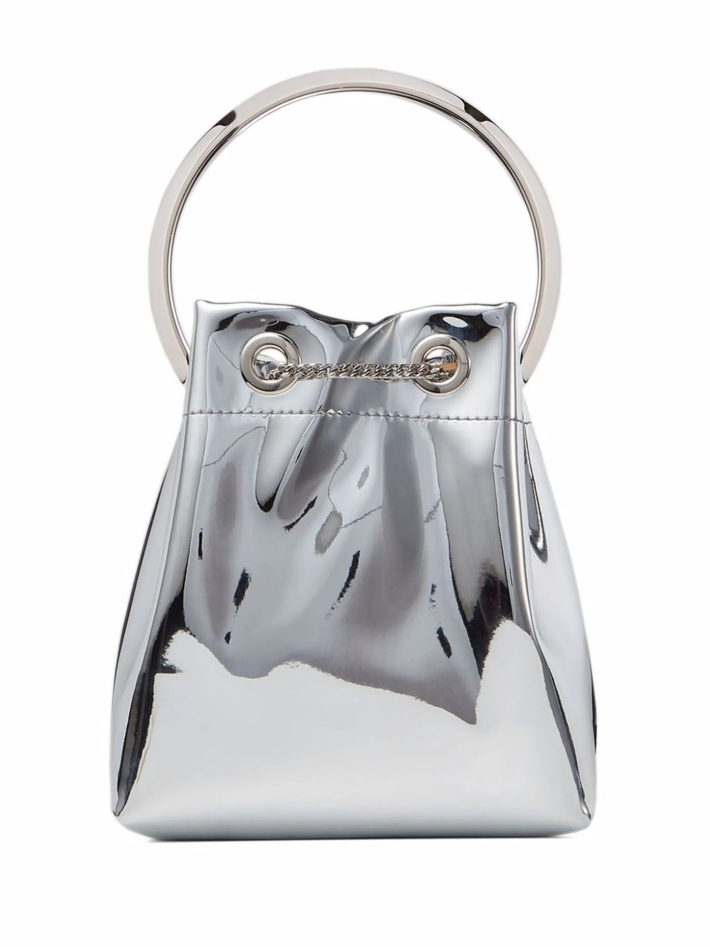 Bon Bon metallic-effect bucket bag