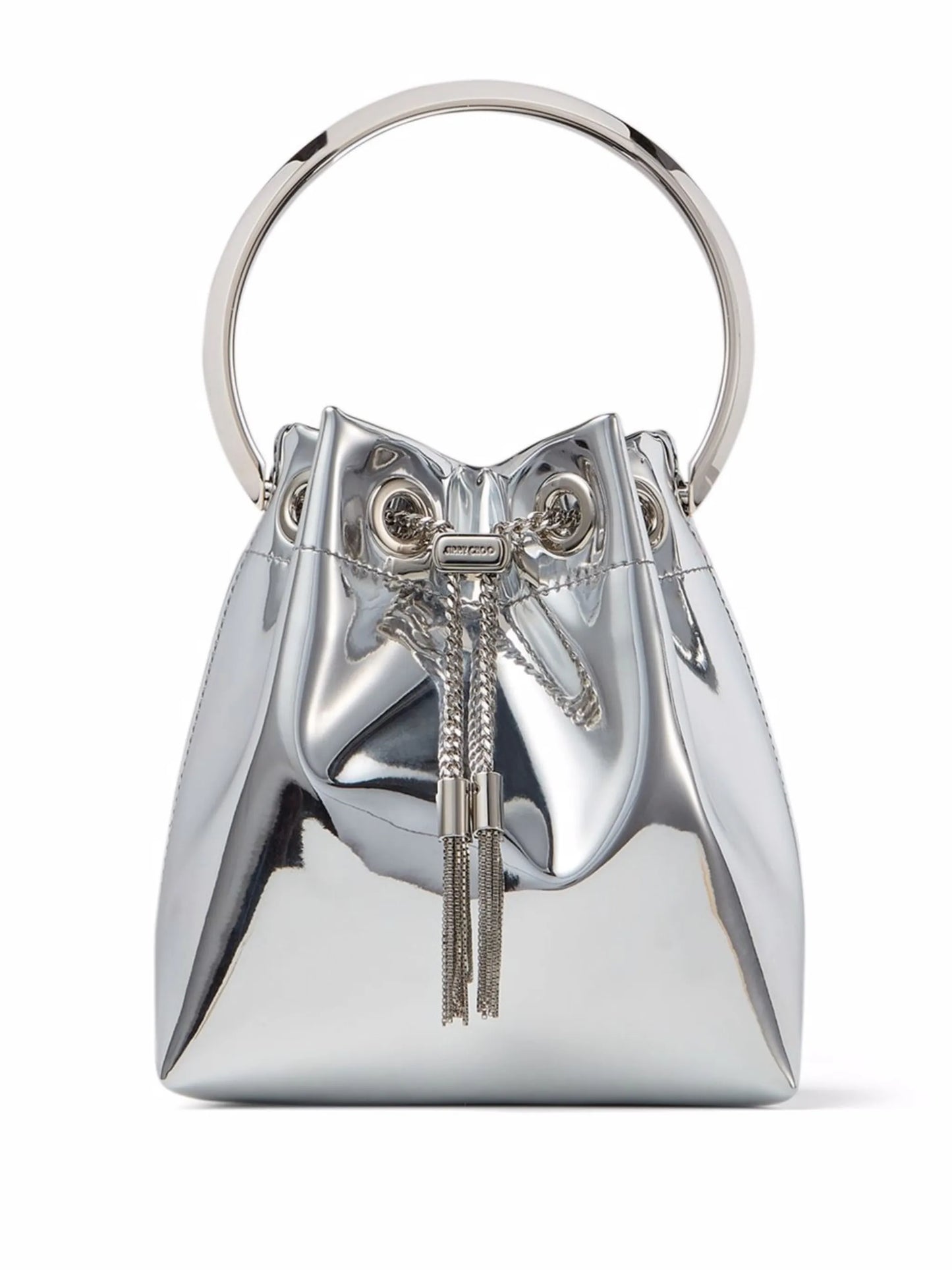 mini Bon Bon metallic-effect bucket bag