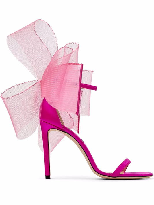 100mm Aveline asymmetric sandals