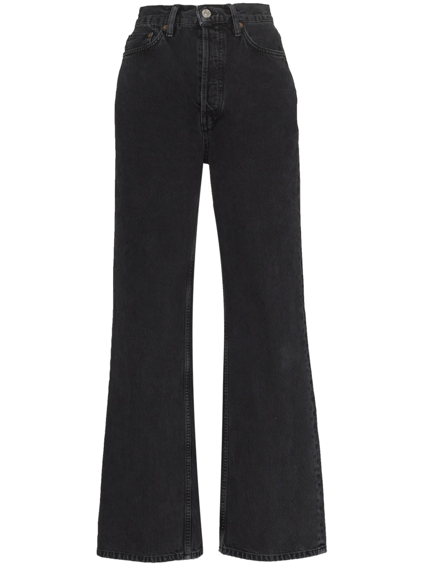 high-rise flared jeans