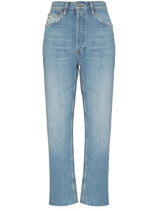 '70s Stone Pipe straight-leg jeans