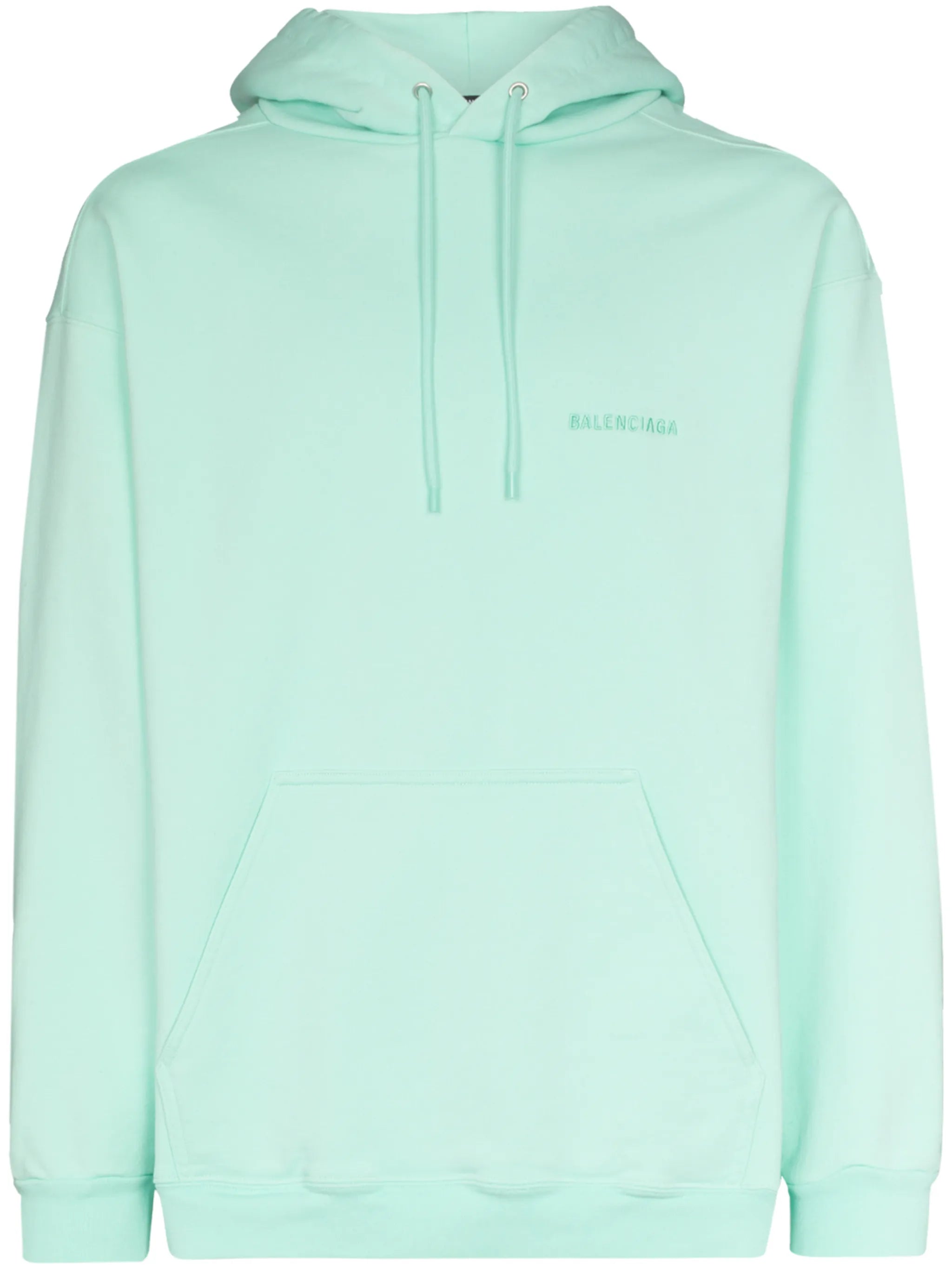 embroidered logo hoodie