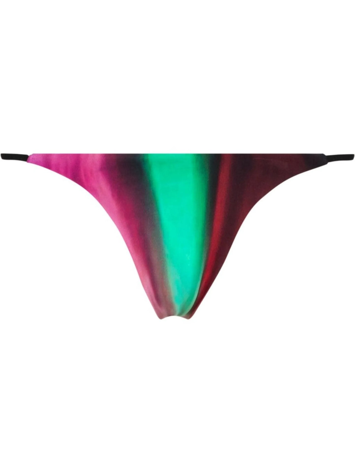 Odyssey-print triangle bikini bottoms