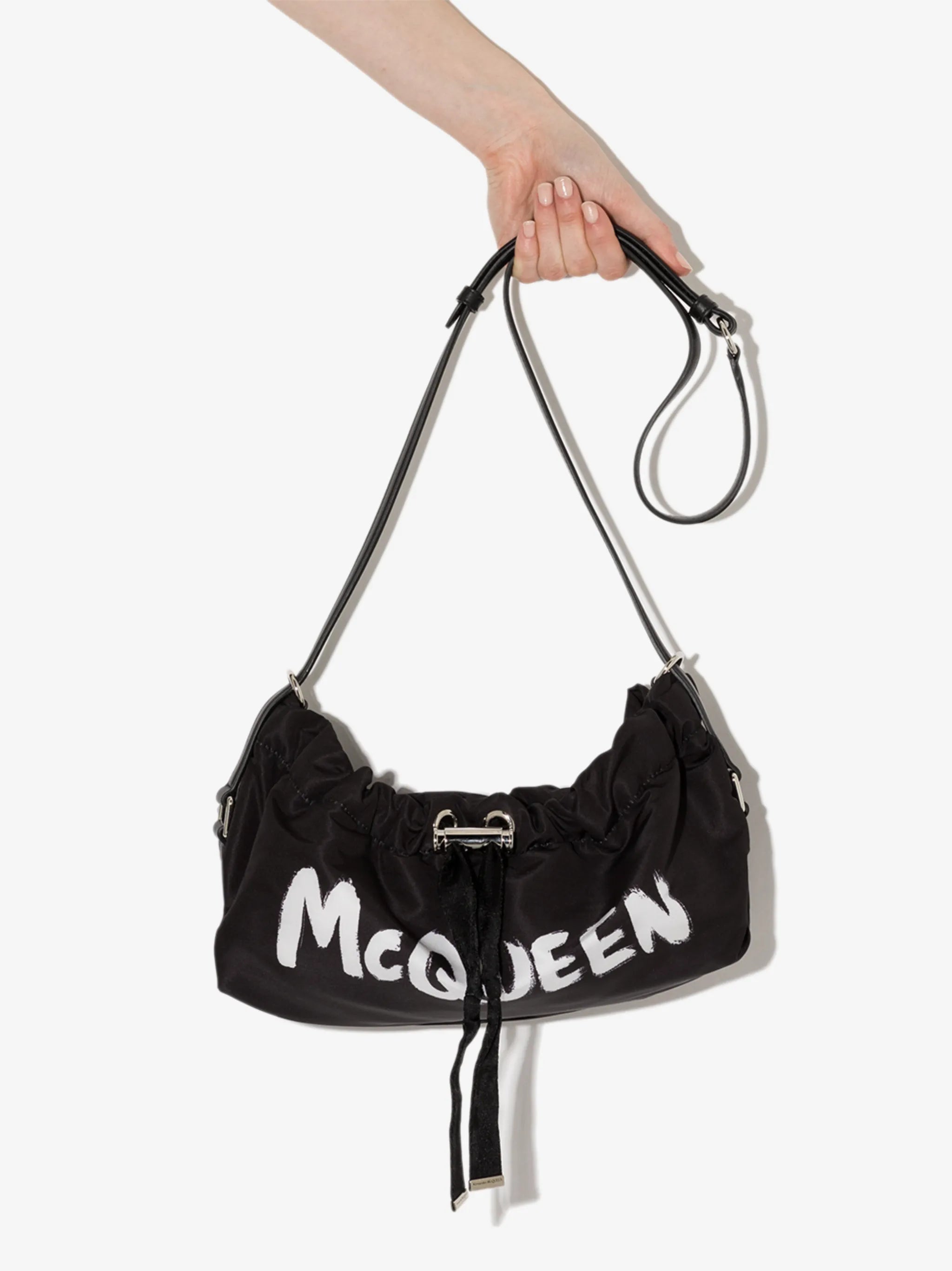 mini Bundle drawstring crossbody bag