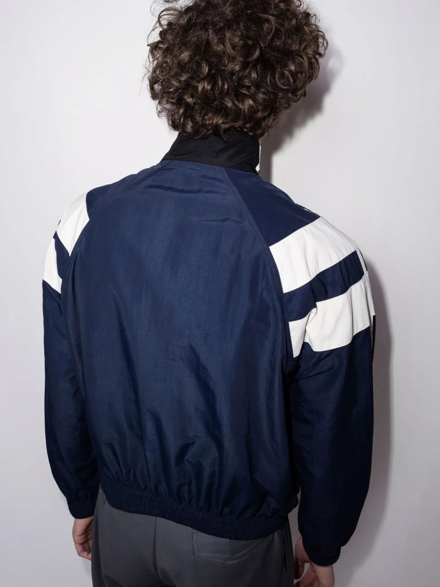 striped logo track jacket